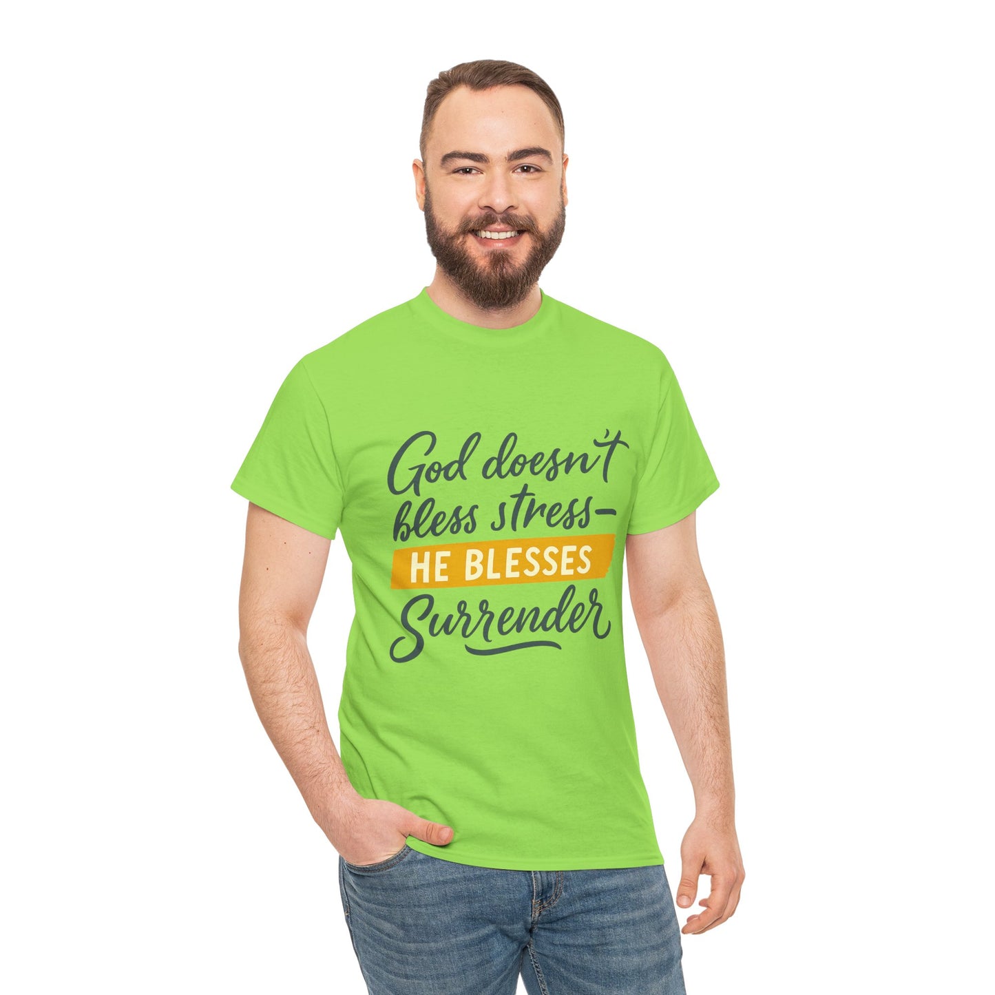 Inspirational Surrender Tee - Christian Gift, Prayer Shirt