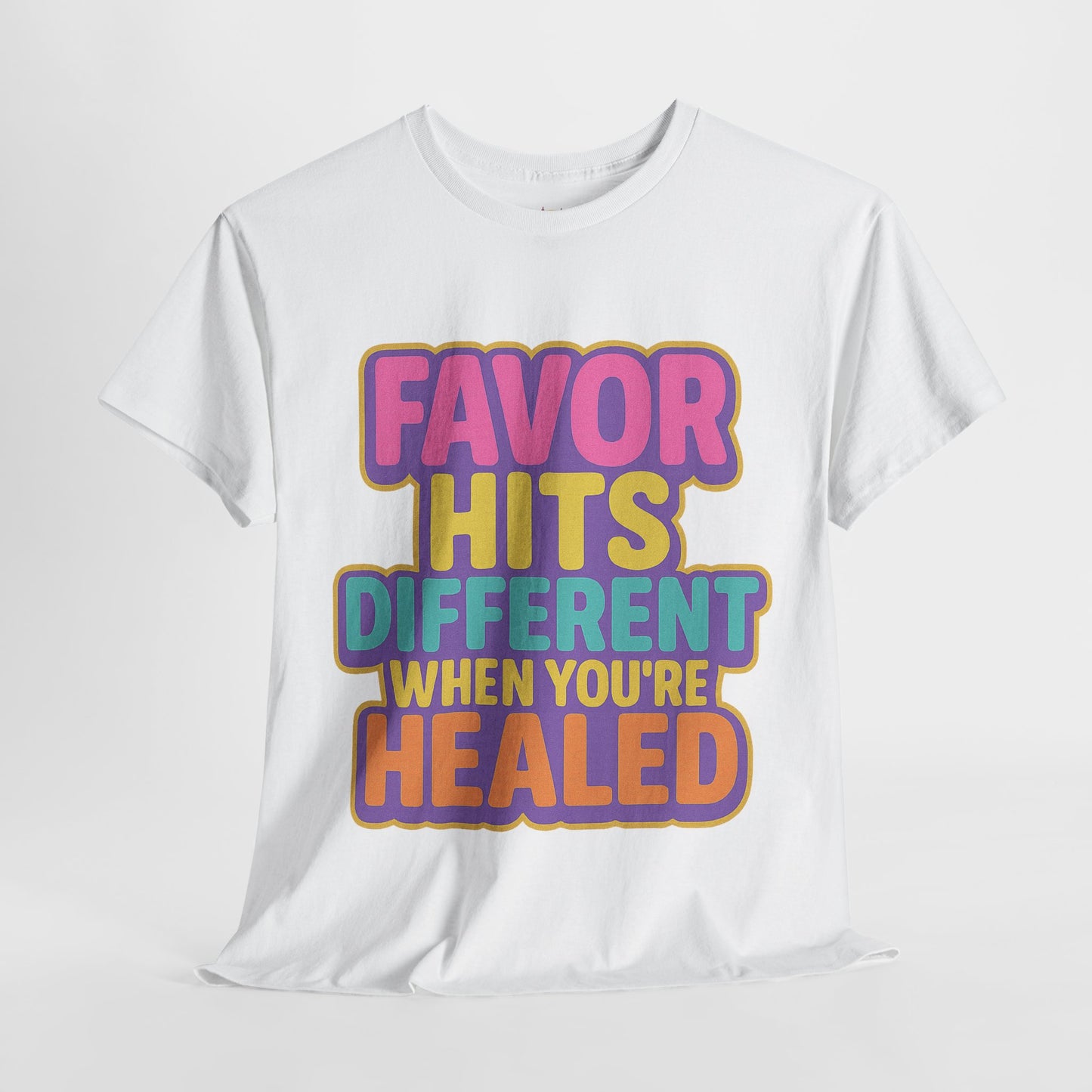 Healing Message Tee, Comfort T-Shirt for Self-Care