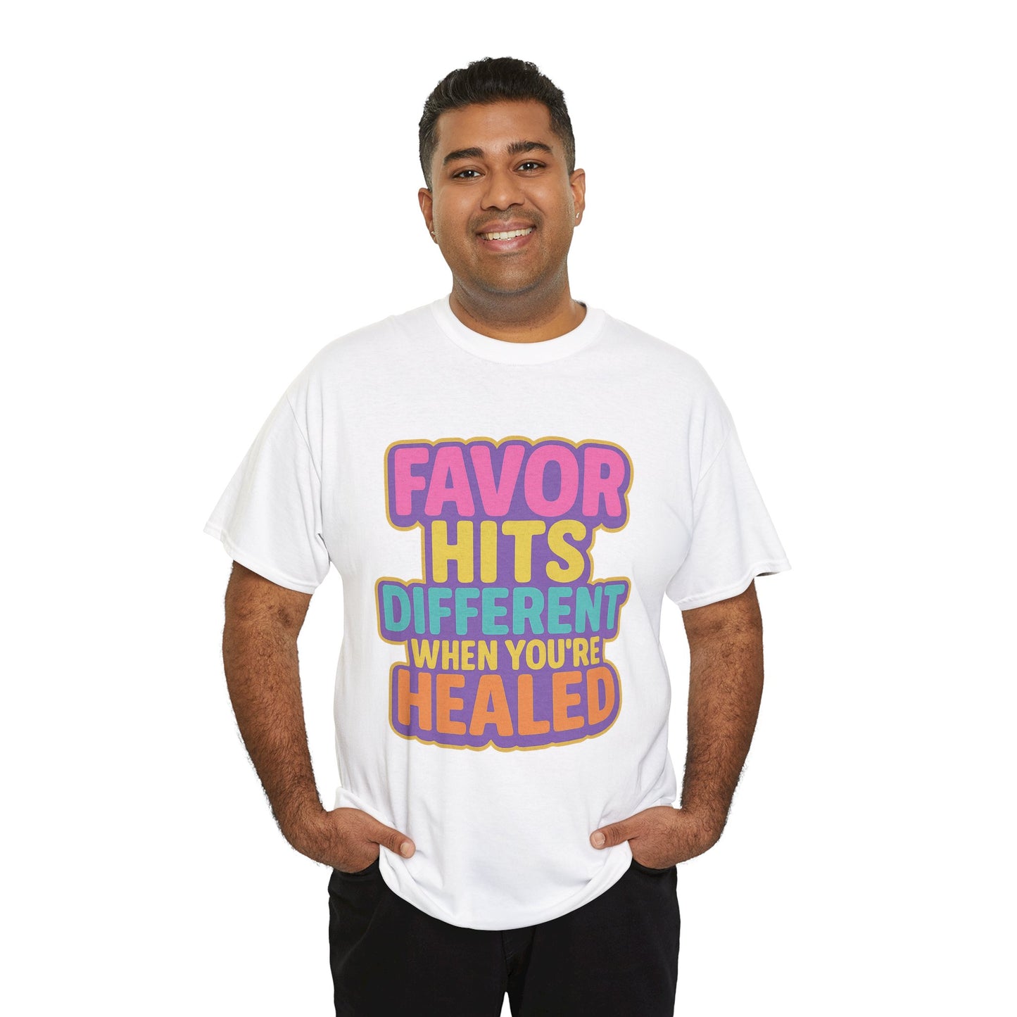 Healing Message Tee, Comfort T-Shirt for Self-Care