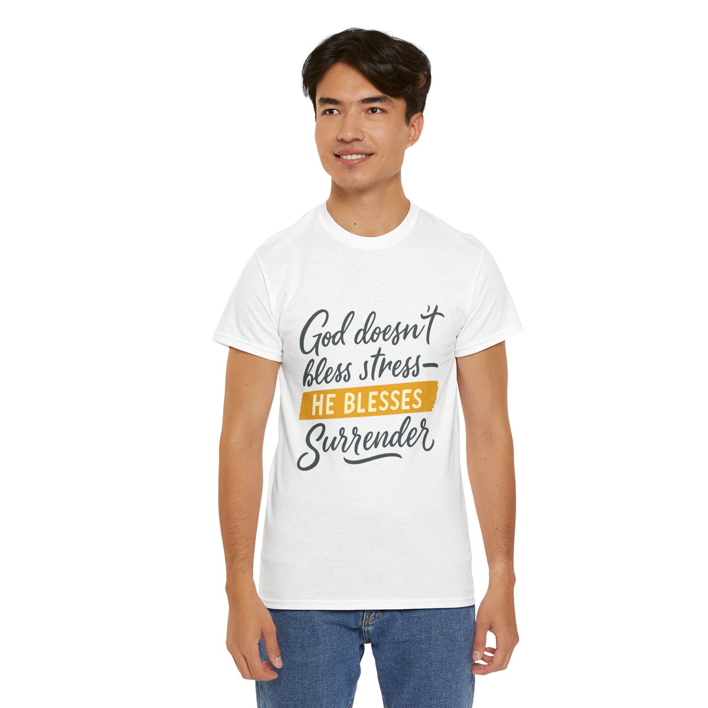 Inspirational Surrender Tee - Christian Gift, Prayer Shirt