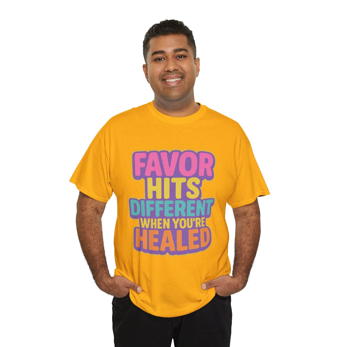 Healing Message Tee, Comfort T-Shirt for Self-Care