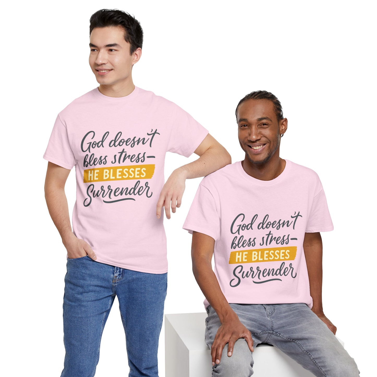 Inspirational Surrender Tee - Christian Gift, Prayer Shirt