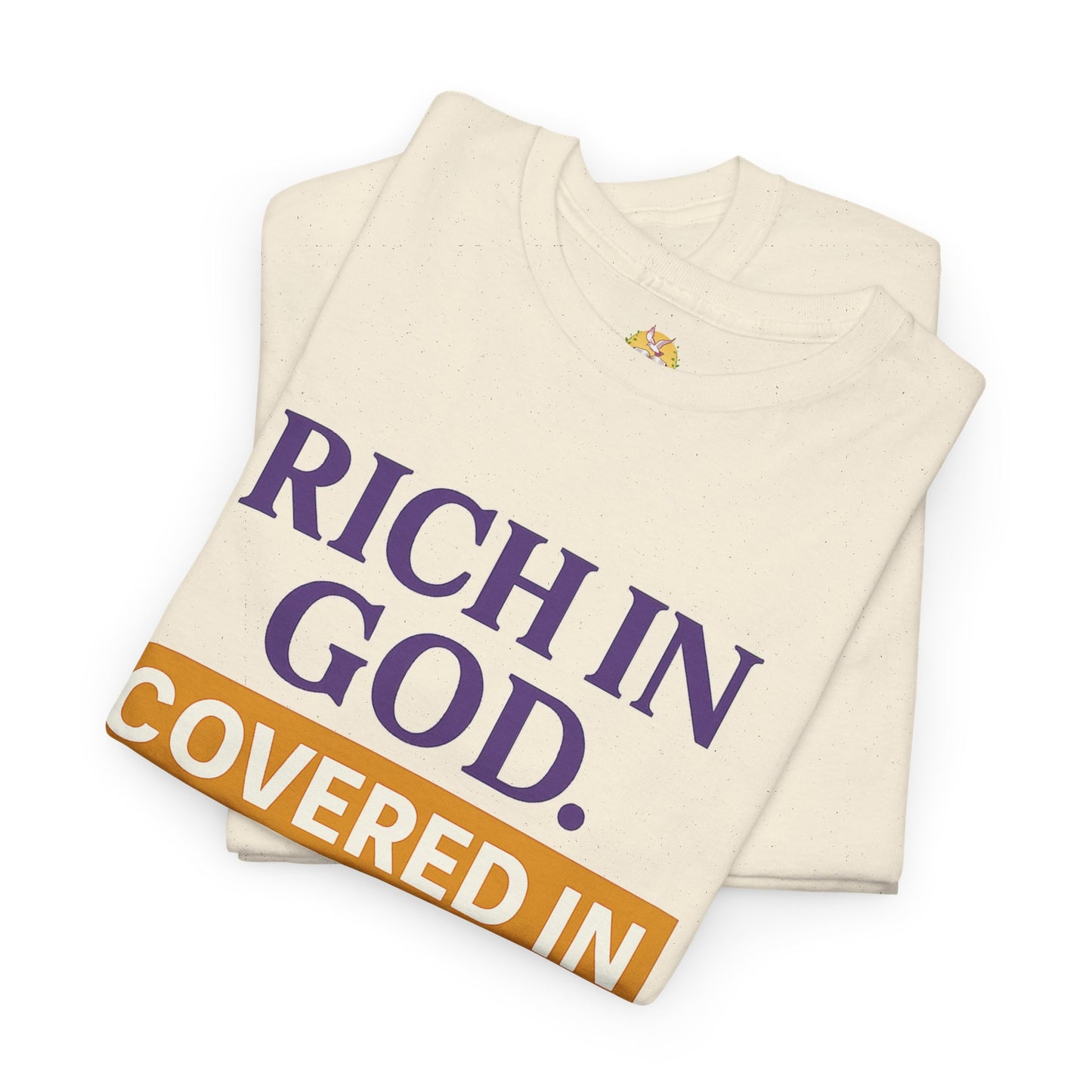 Inspirational Unisex Heavy Cotton Tee - Spiritual Message T-Shirt for Faith and Prosperity, Perfect for Gifts, Christian Apparel, [...]