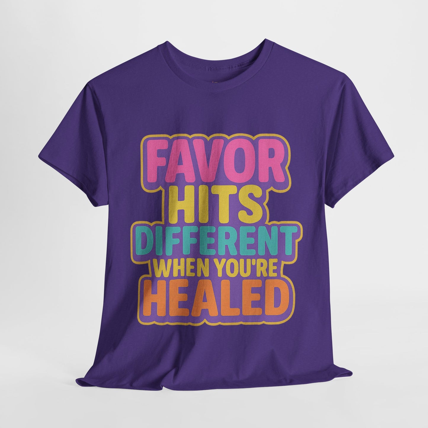 Healing Message Tee, Comfort T-Shirt for Self-Care