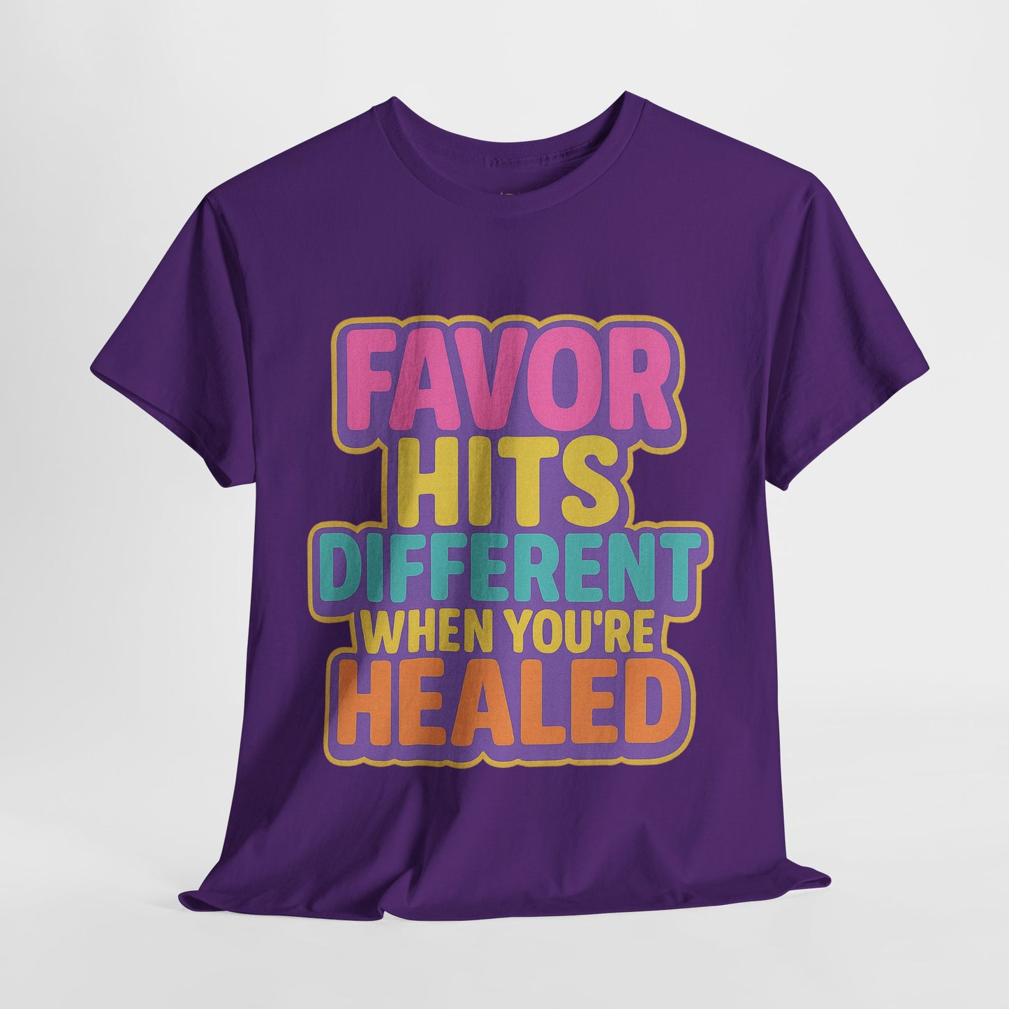 Healing Message Tee, Comfort T-Shirt for Self-Care