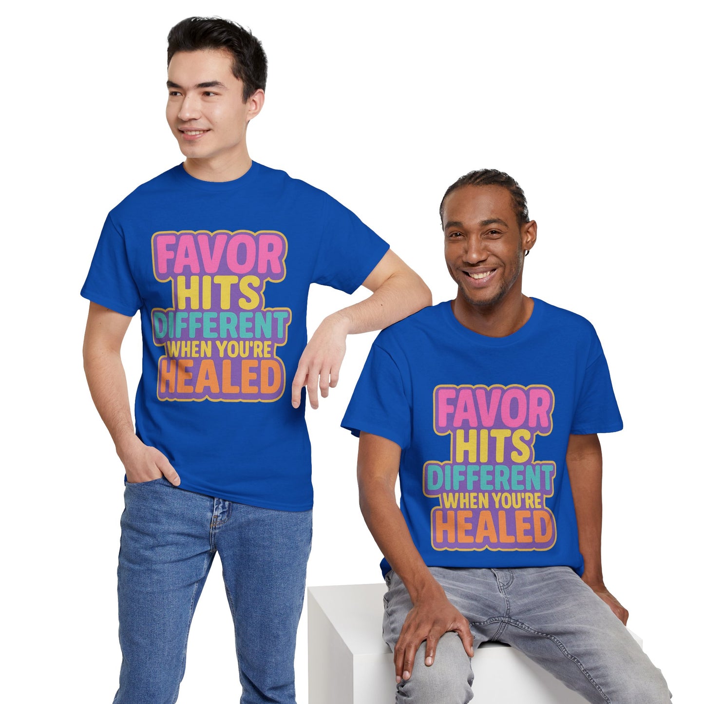 Healing Message Tee, Comfort T-Shirt for Self-Care