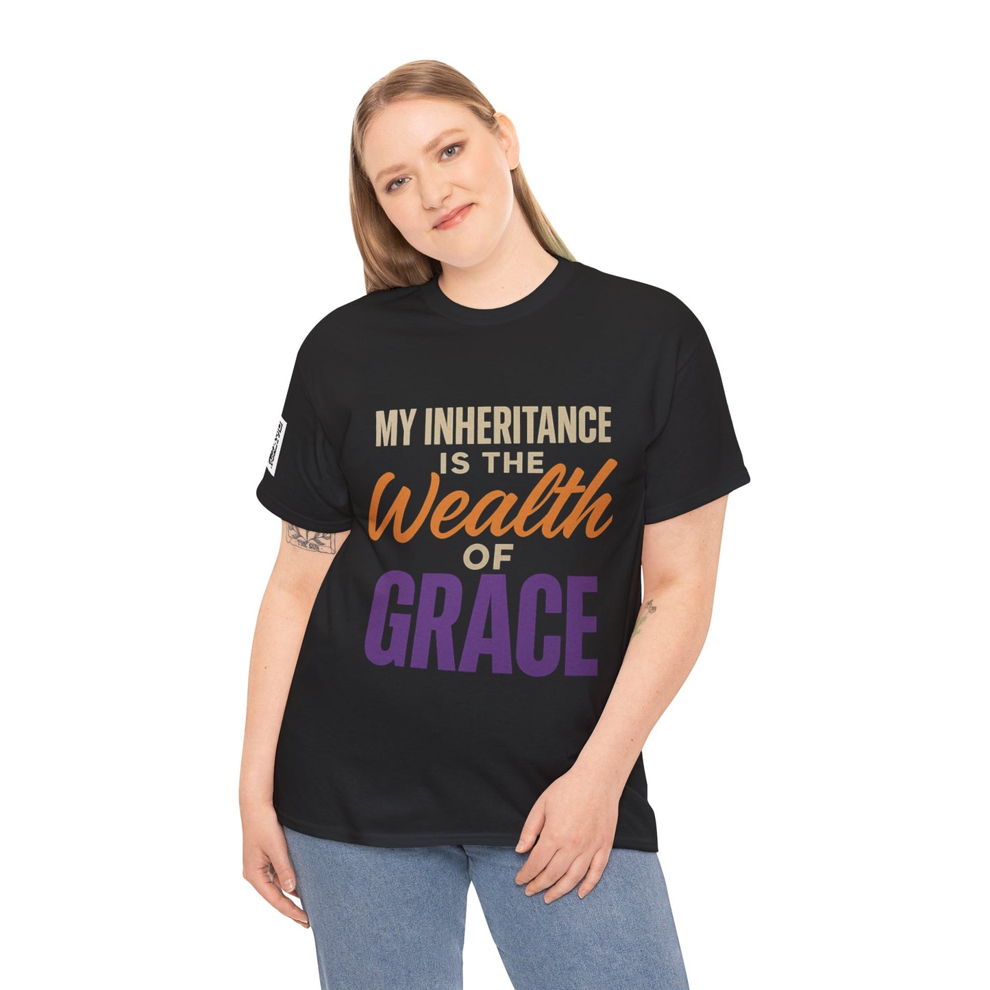 Empowering Message Tee - Inspirational Unisex Heavy Cotton T-Shirt, Motivational Gift, Relaxed Fit Shirt, Casual Wear, Spiritual Apparel