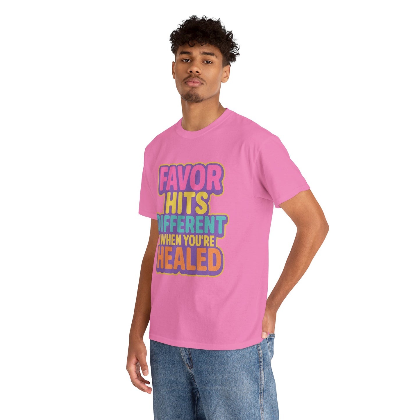Healing Message Tee, Comfort T-Shirt for Self-Care