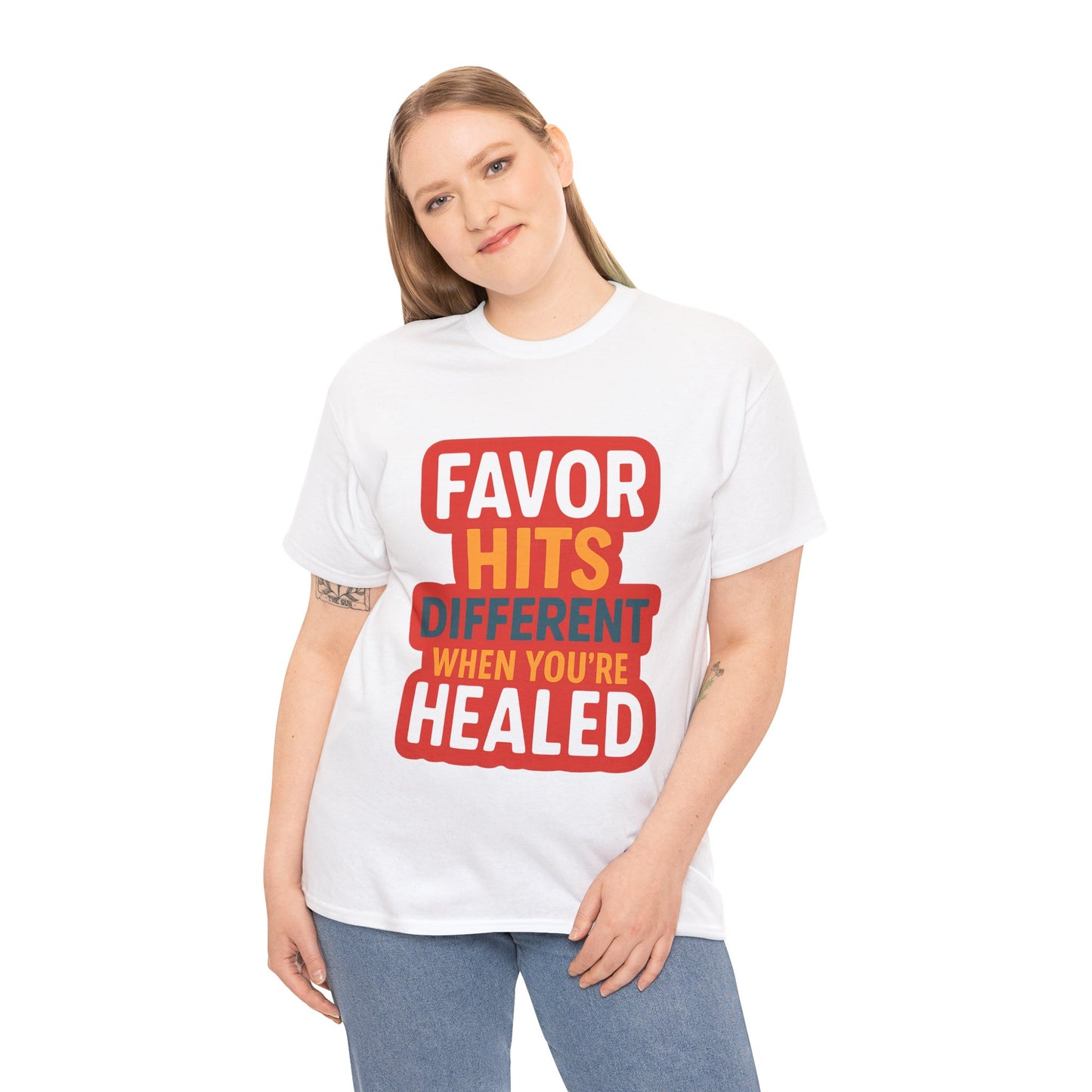 Healed Favor Tee | Motivational Unisex T-Shirt