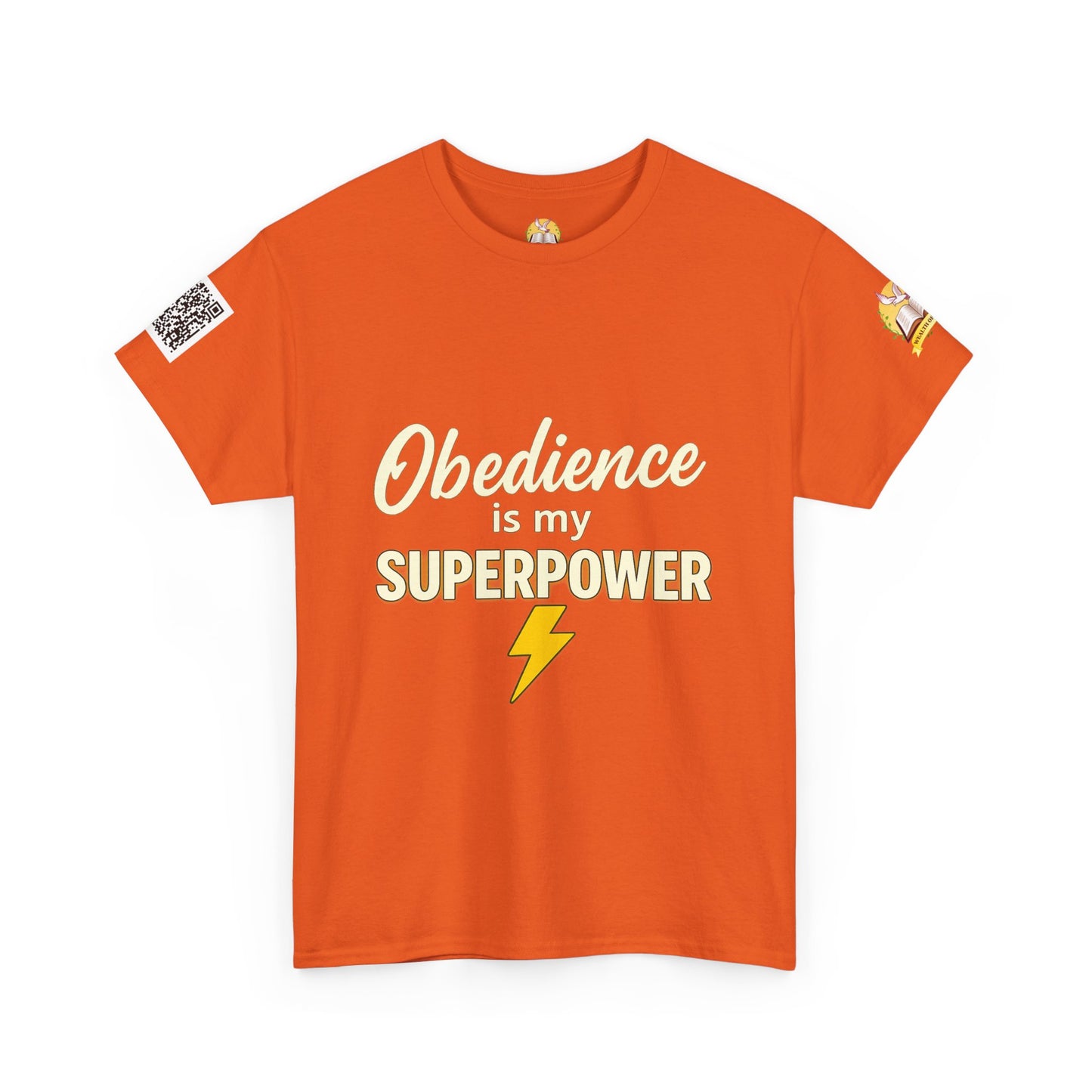 Obedience Is My Superpower T-Shirt, Fun Unisex Cotton Tee, Gift for Pet Owners, Casual Wear, Birthday, Dog Lover Top