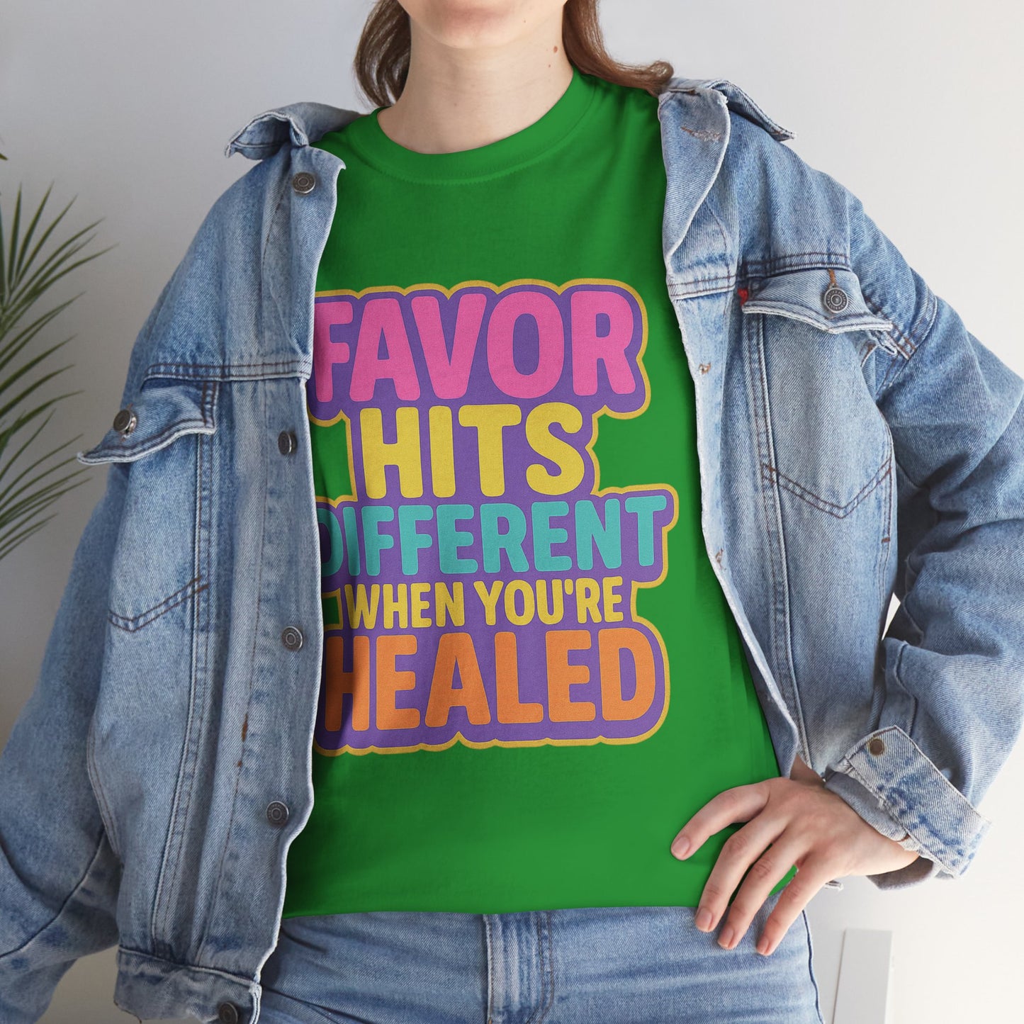 Healing Message Tee, Comfort T-Shirt for Self-Care