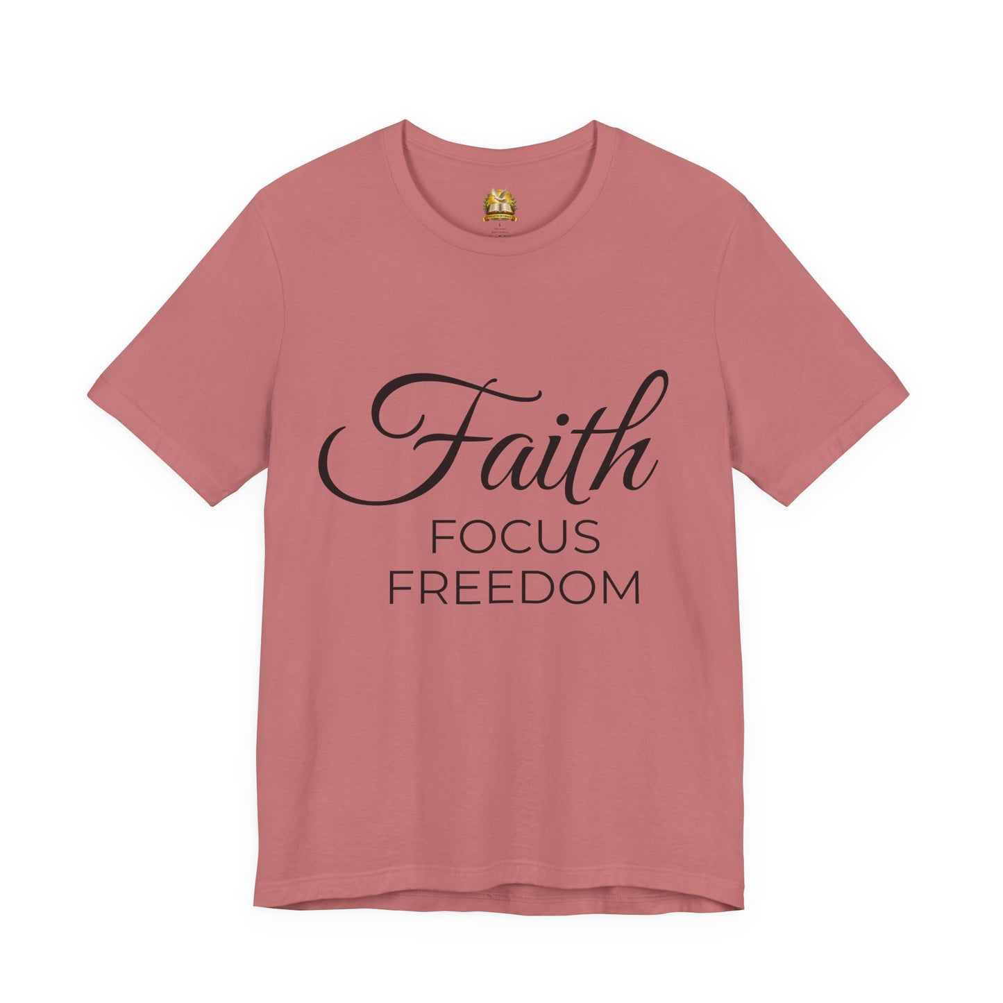 Faith Focus Freedom Christian T-Shirt | Summer Collection