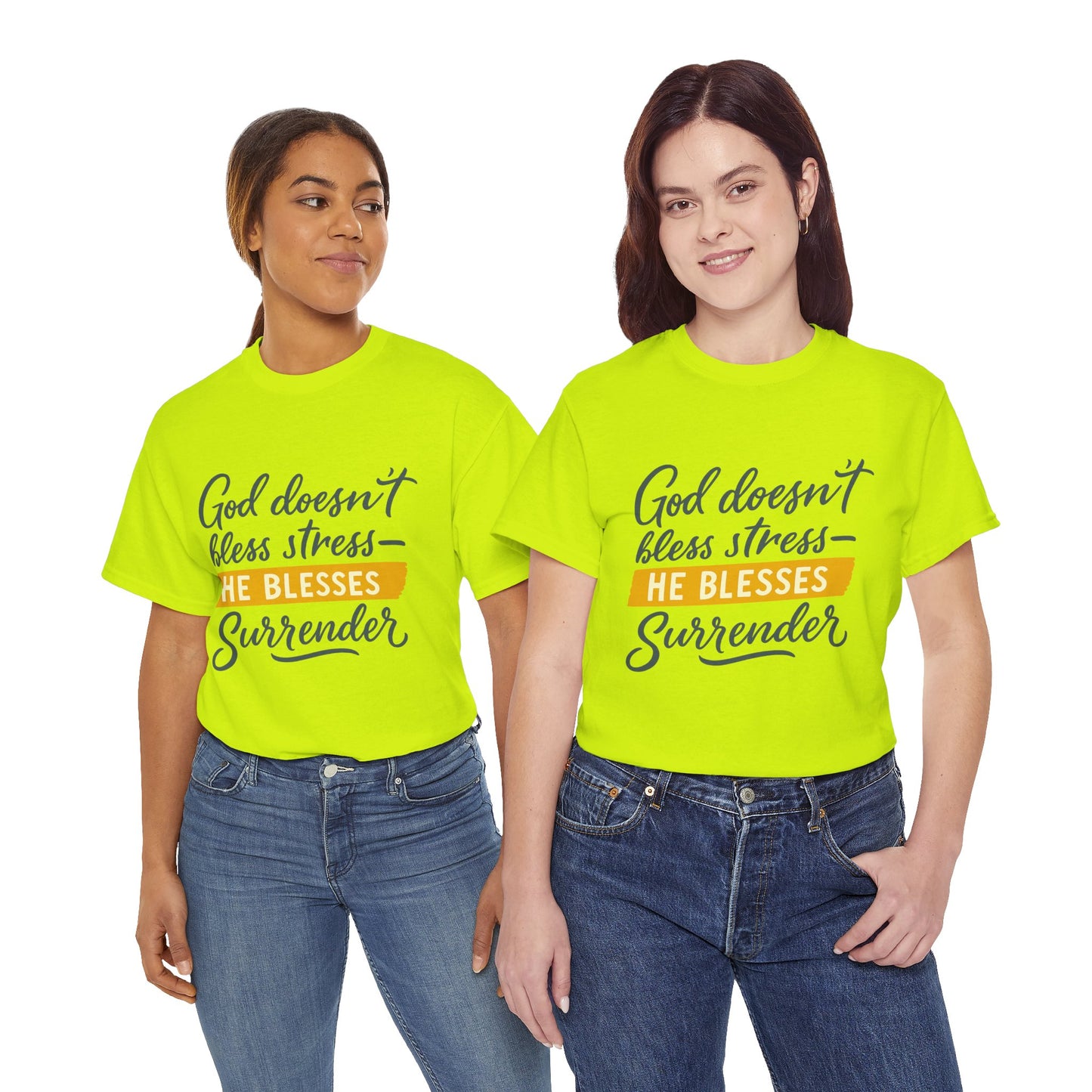 Inspirational Surrender Tee - Christian Gift, Prayer Shirt