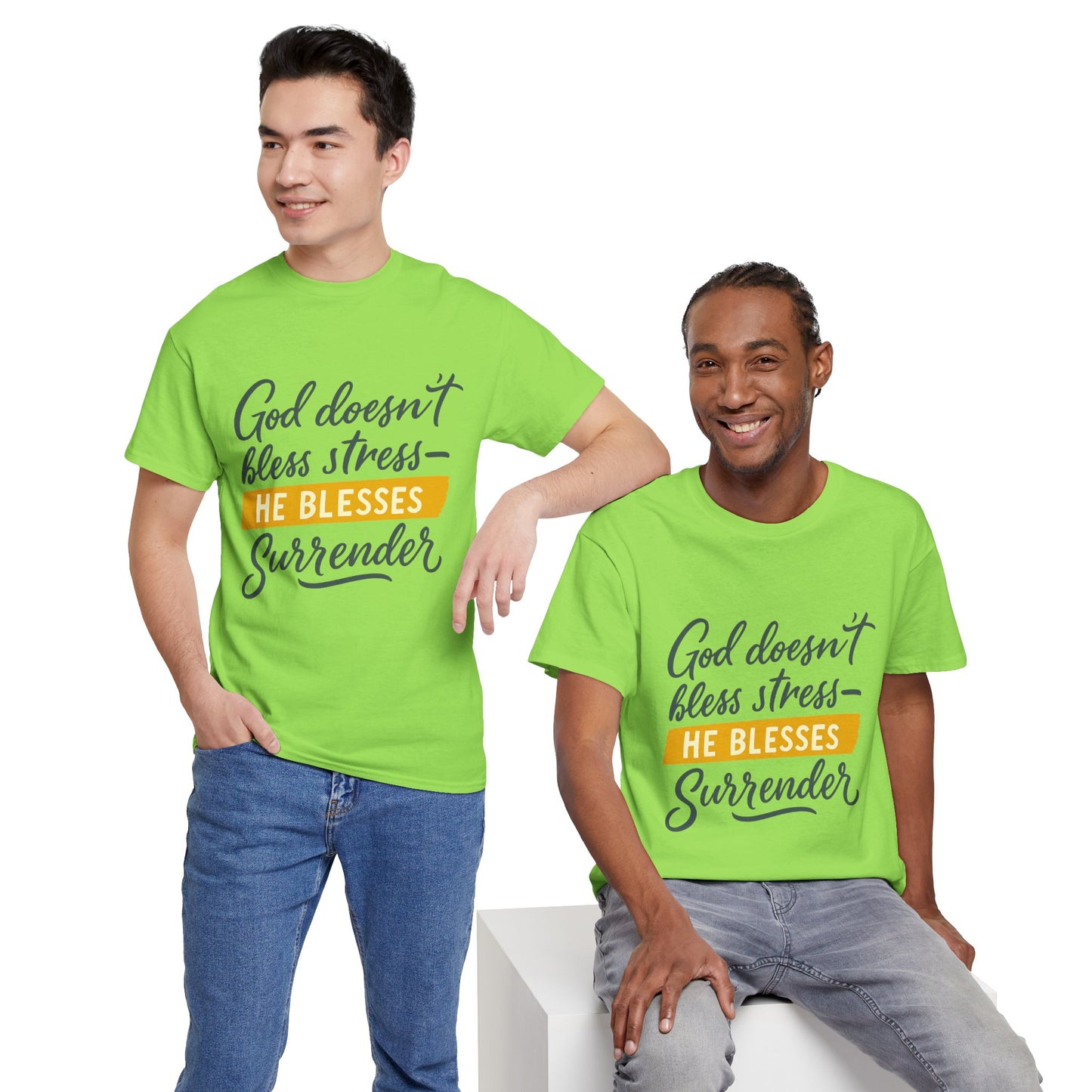 Inspirational Surrender Tee - Christian Gift, Prayer Shirt
