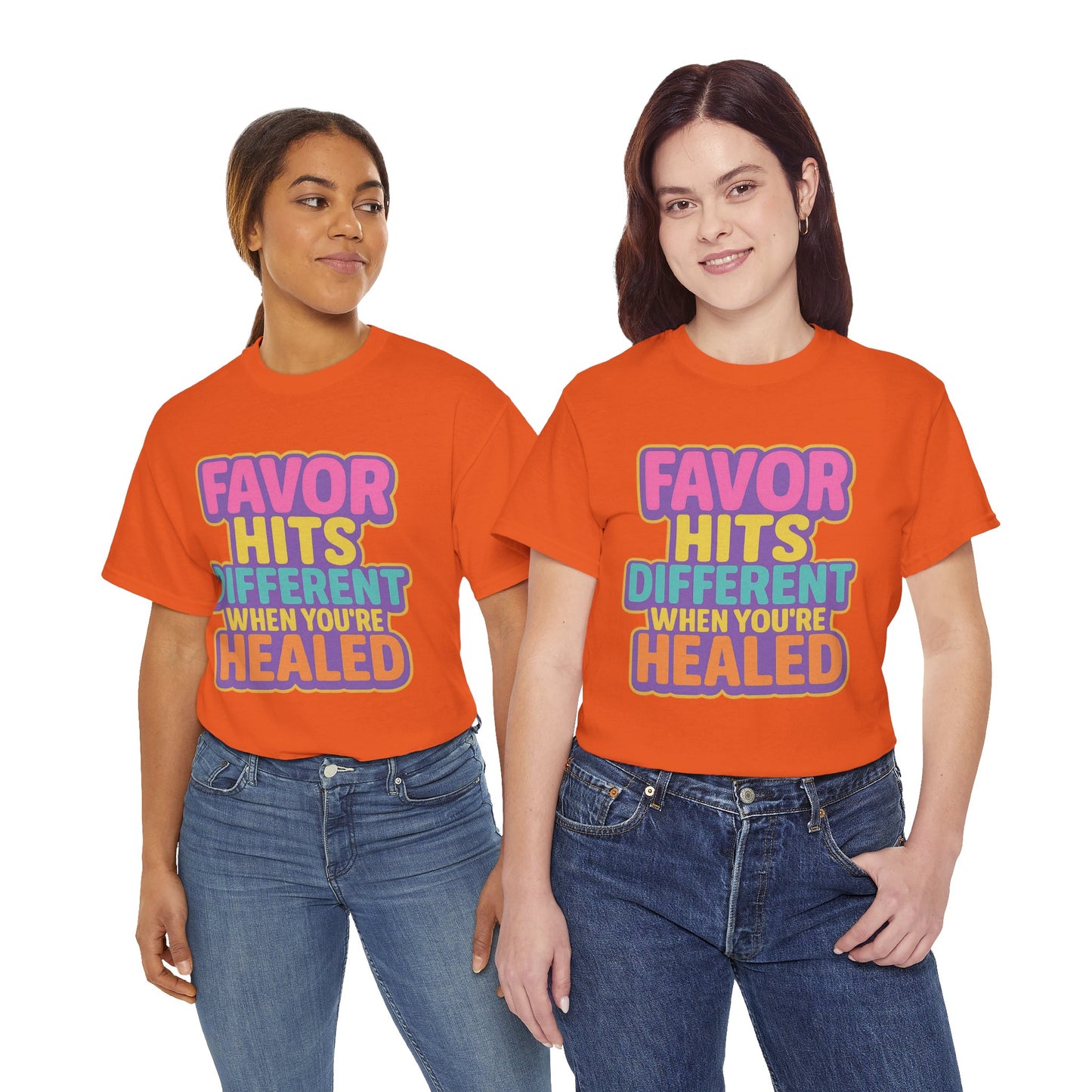Healing Message Tee, Comfort T-Shirt for Self-Care
