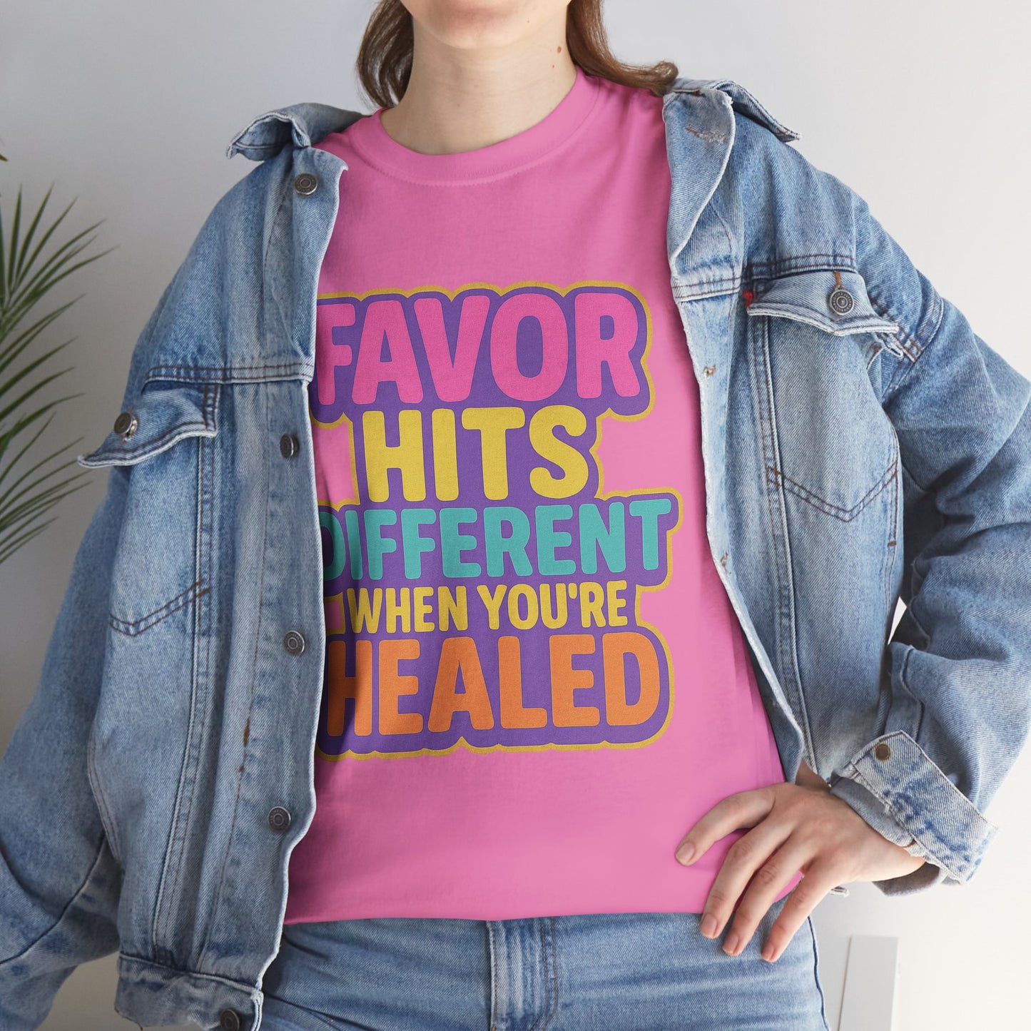 Healing Message Tee, Comfort T-Shirt for Self-Care