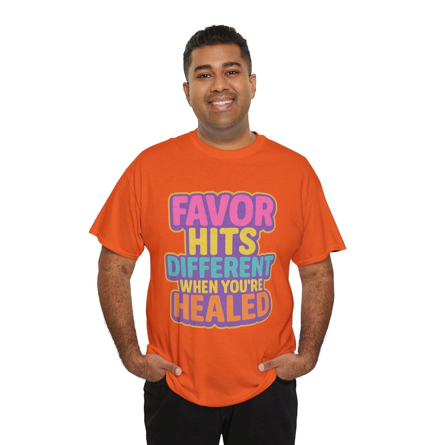 Healing Message Tee, Comfort T-Shirt for Self-Care