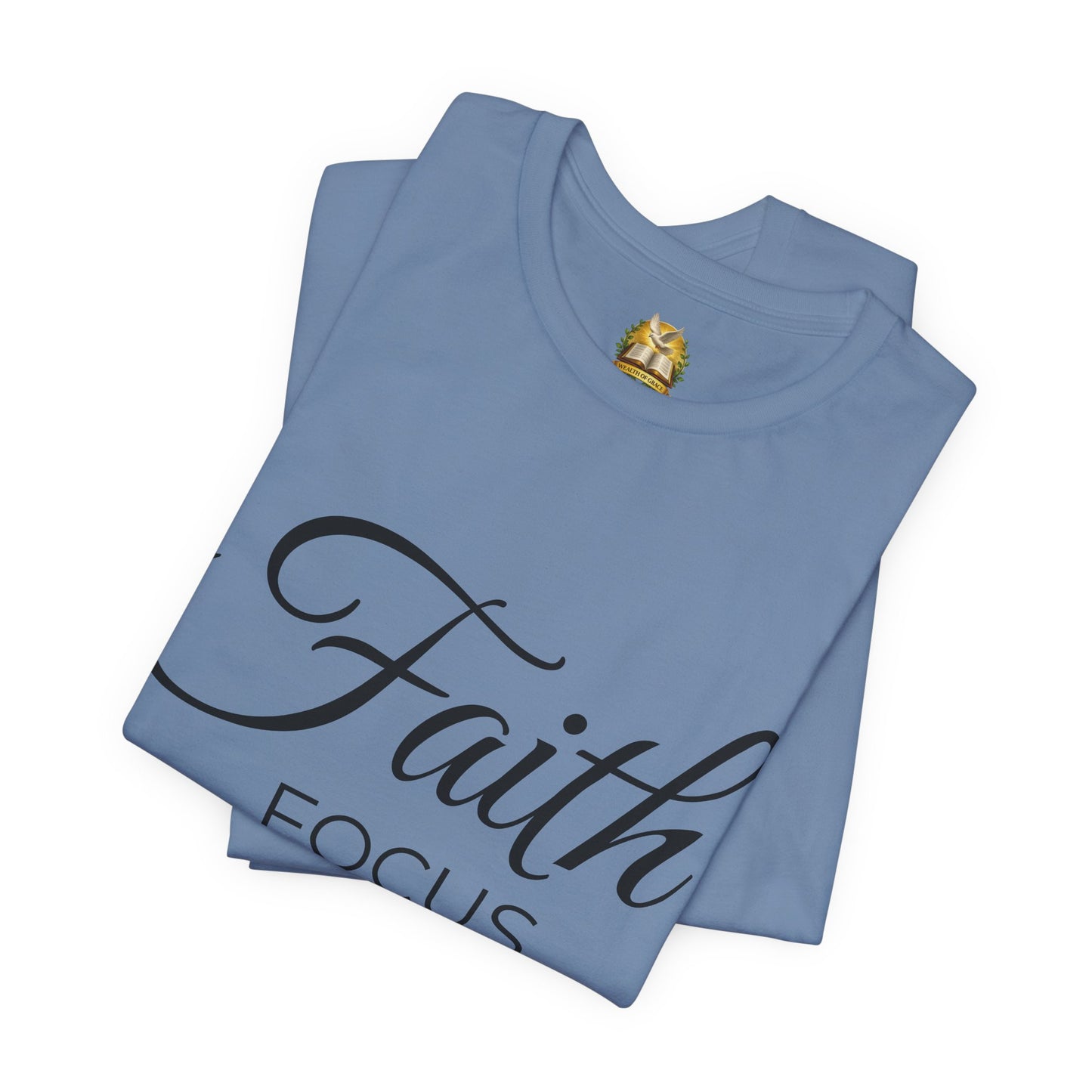 Faith Focus Freedom Christian T-Shirt | Summer Collection