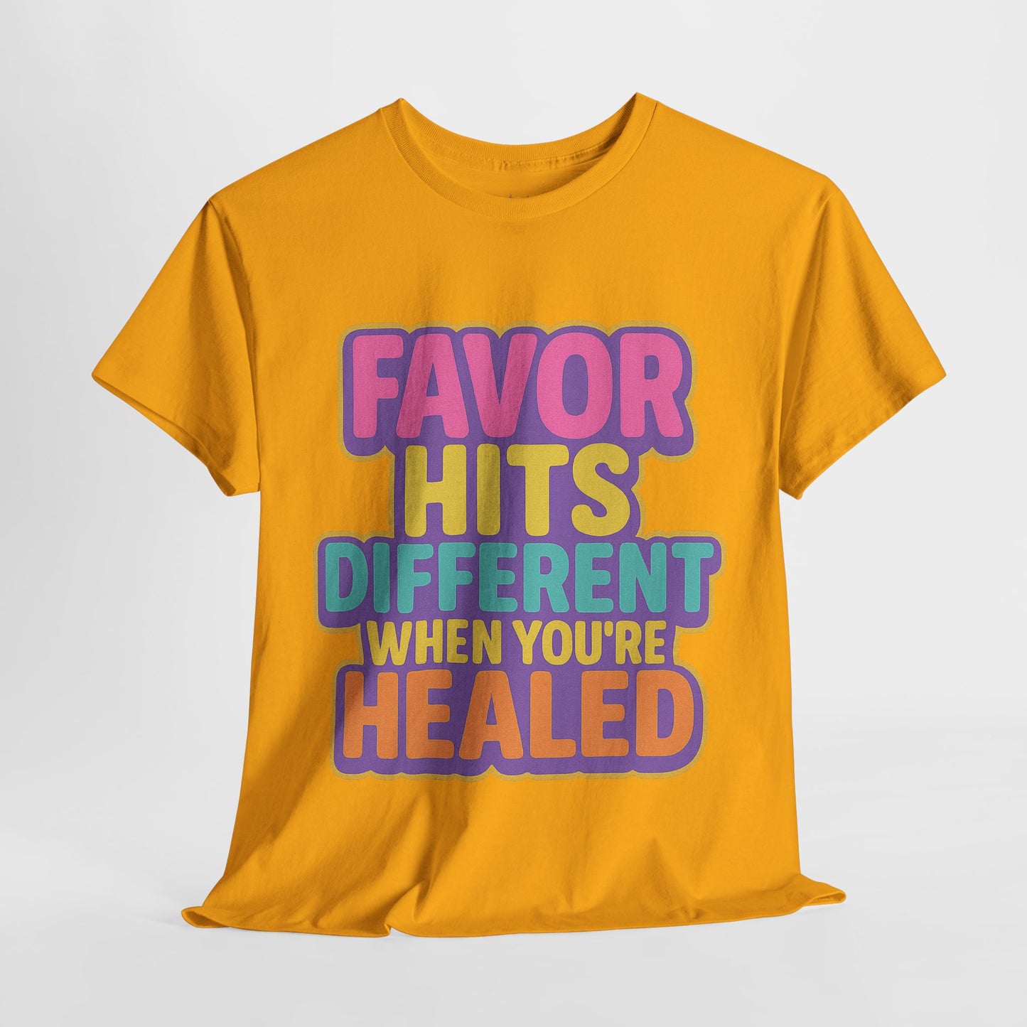 Healing Message Tee, Comfort T-Shirt for Self-Care