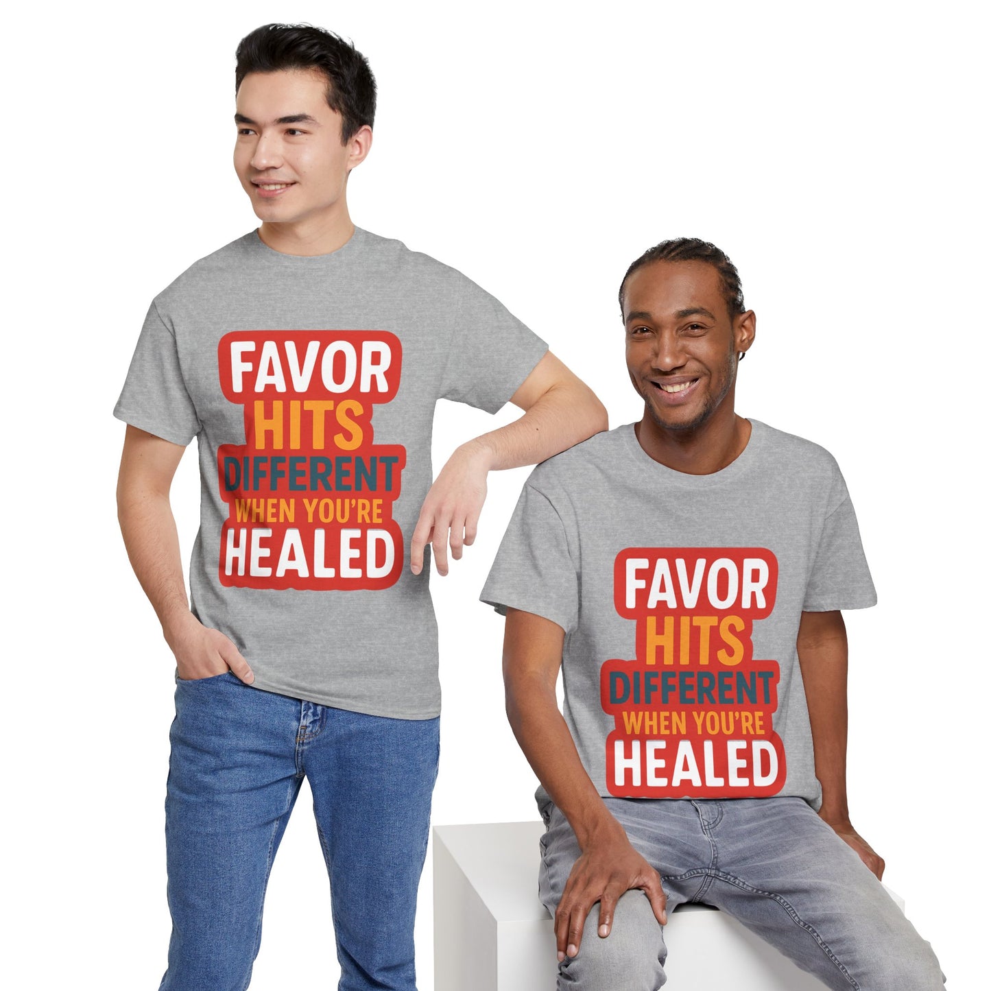 Healed Favor Tee | Motivational Unisex T-Shirt