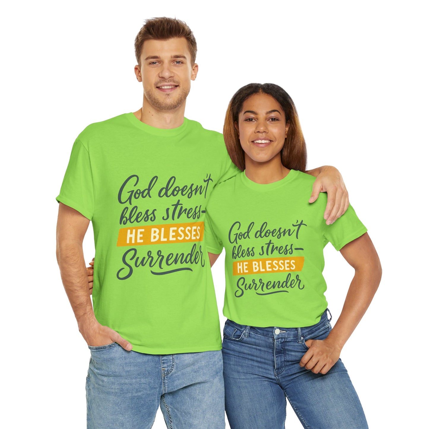 Inspirational Surrender Tee - Christian Gift, Prayer Shirt