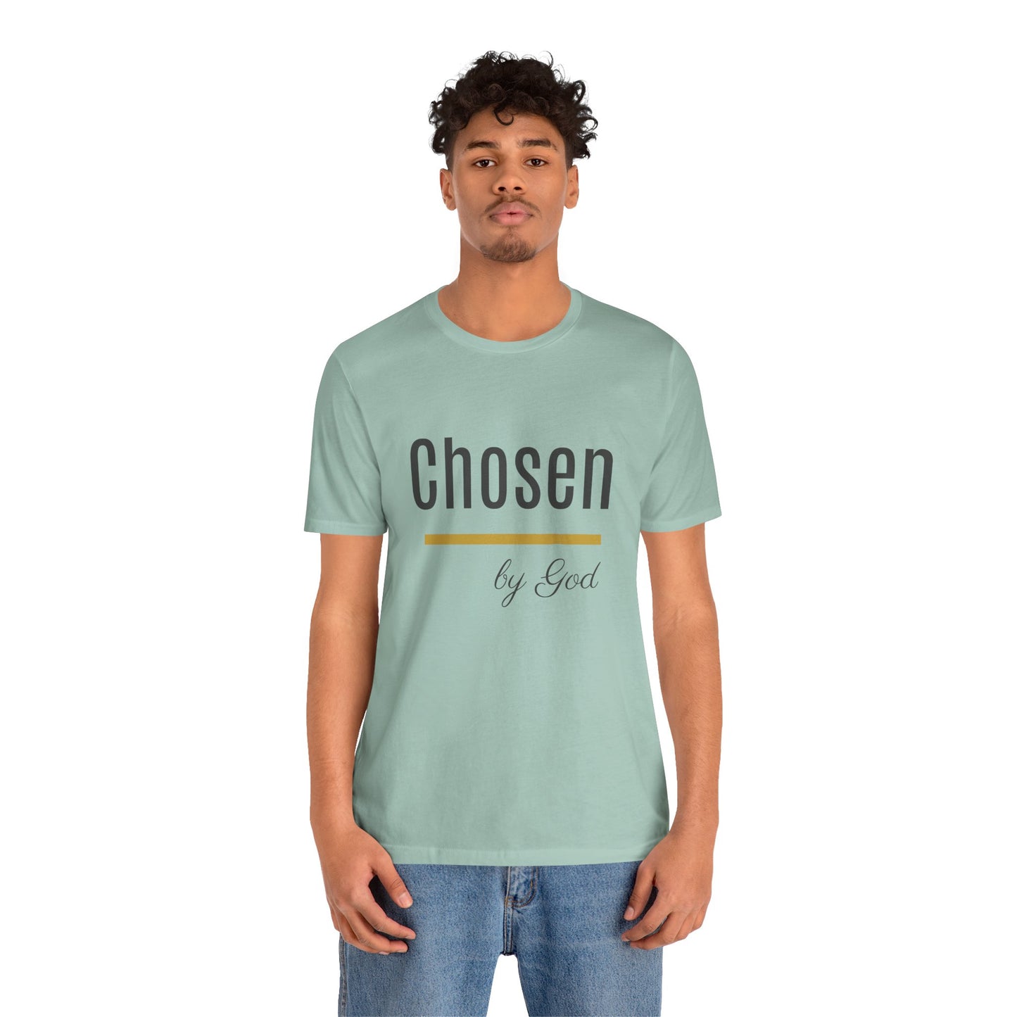 Chosen by God Shirt | Christian T-Shirt for Women | Faith Based Tee | Inspirational Christian Gift | Bella Canvas Unisex Tee
