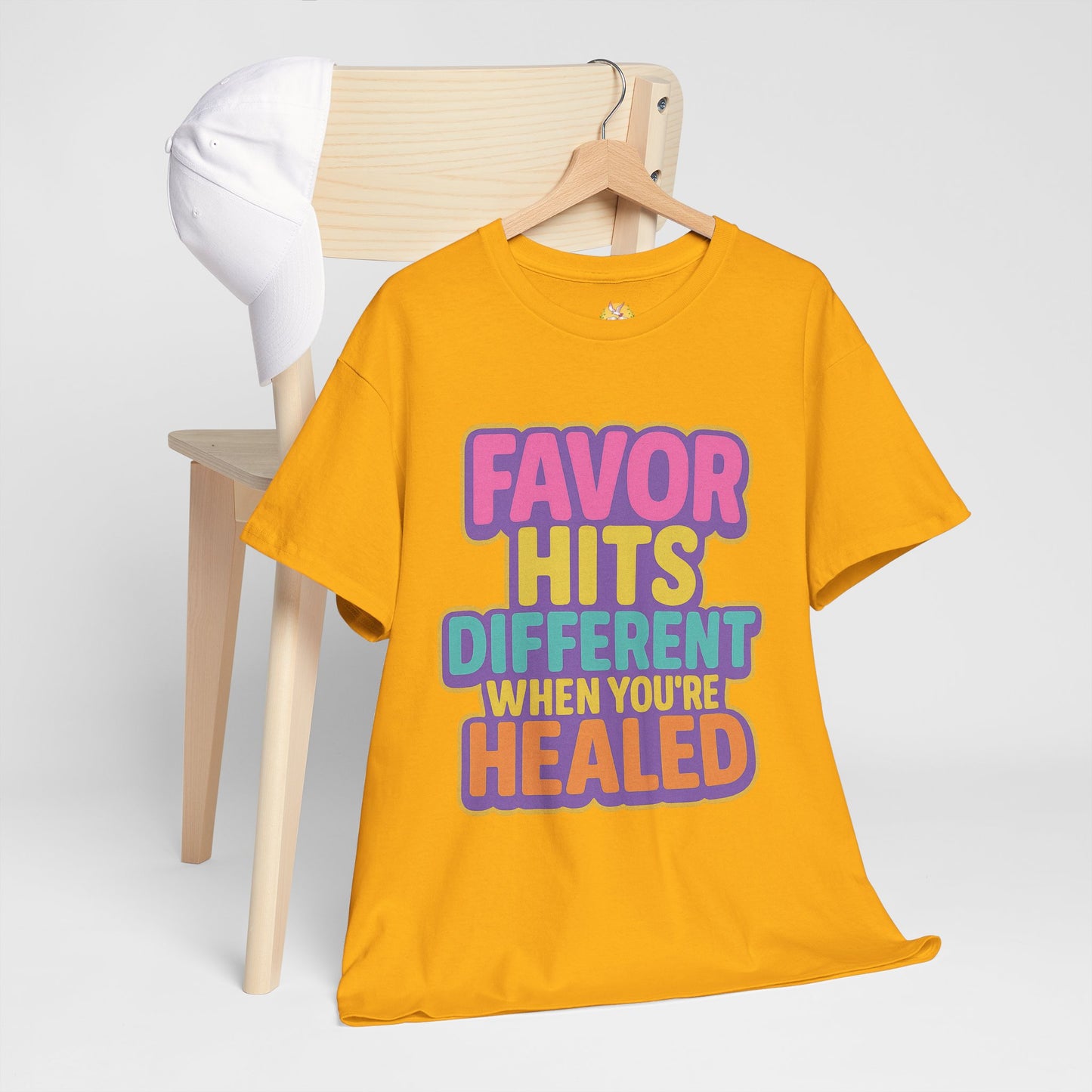 Healing Message Tee, Comfort T-Shirt for Self-Care