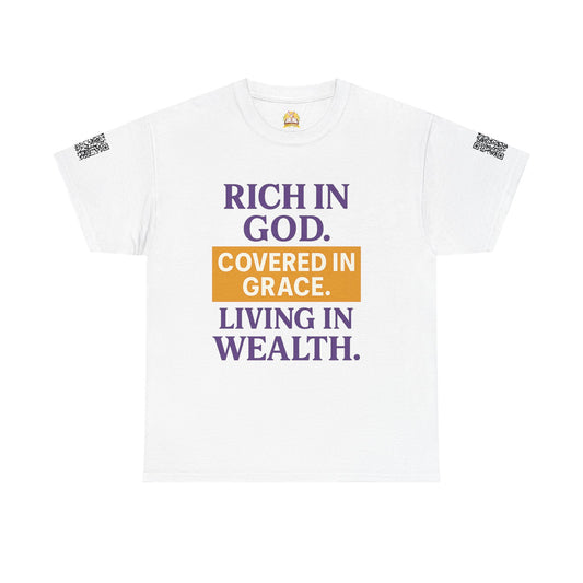 Inspirational Unisex Heavy Cotton Tee - Spiritual Message T-Shirt for Faith and Prosperity, Perfect for Gifts, Christian Apparel, [...]
