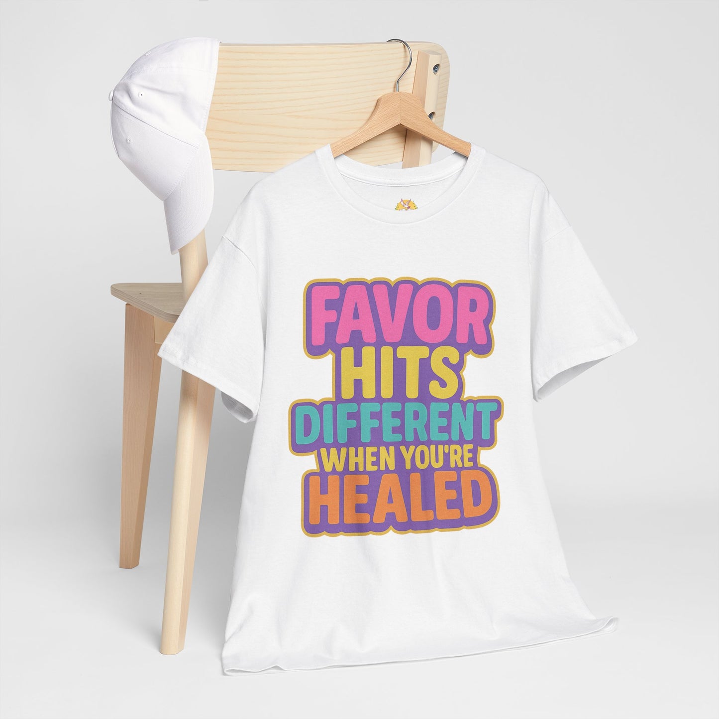 Healing Message Tee, Comfort T-Shirt for Self-Care