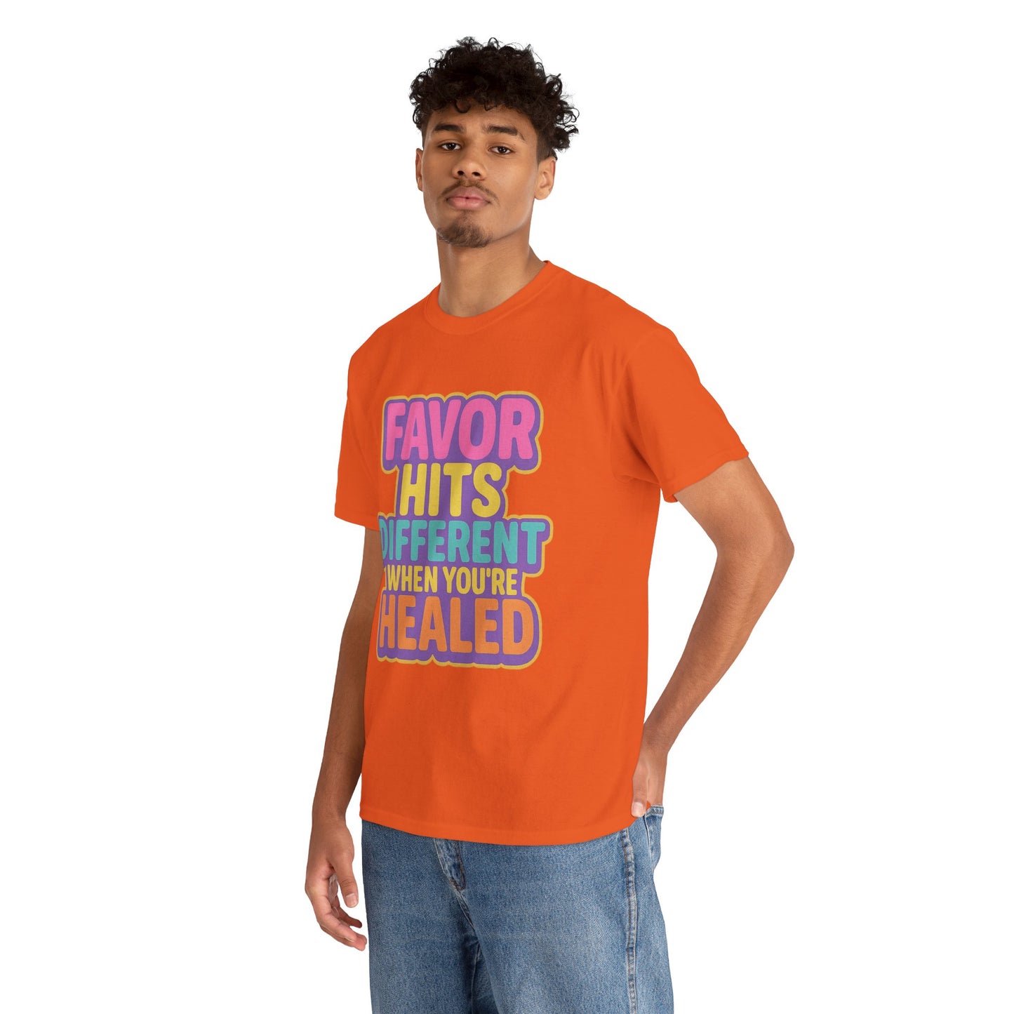 Healing Message Tee, Comfort T-Shirt for Self-Care