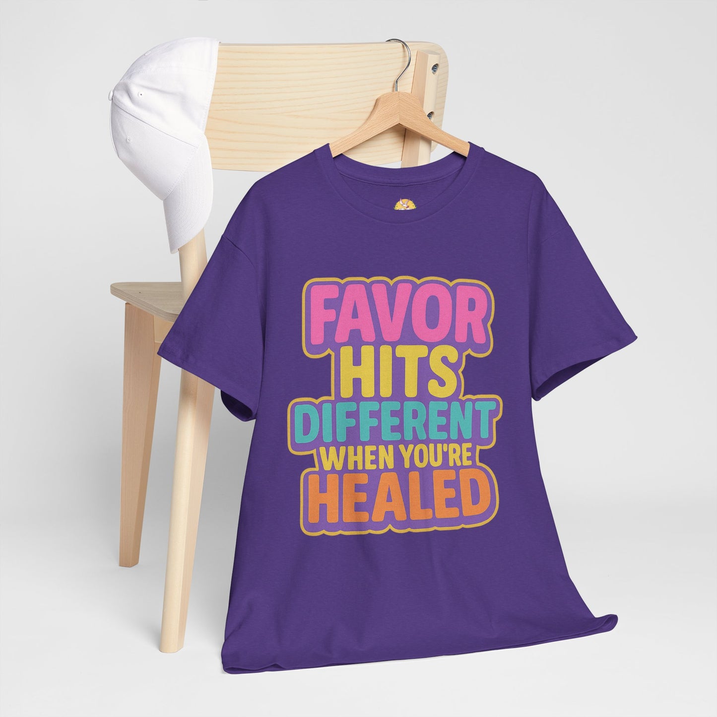 Healing Message Tee, Comfort T-Shirt for Self-Care