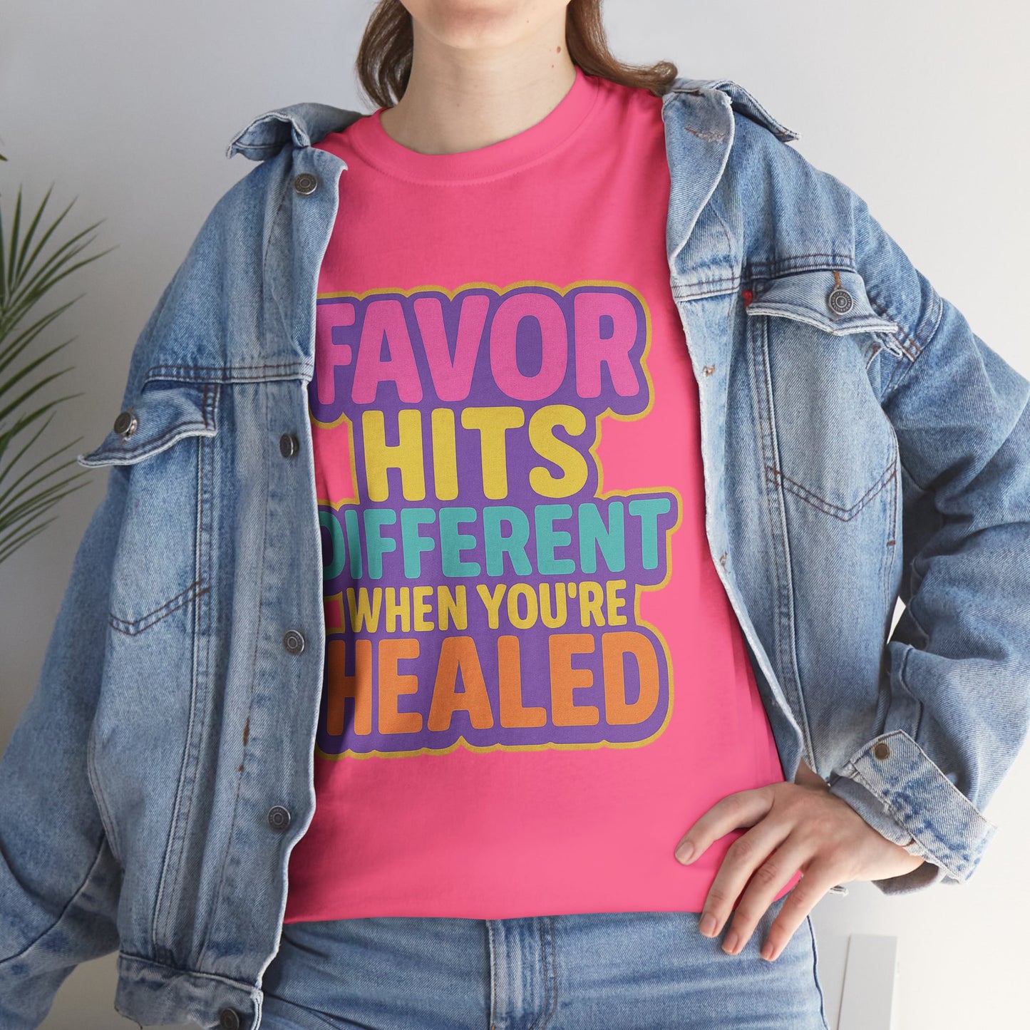Healing Message Tee, Comfort T-Shirt for Self-Care