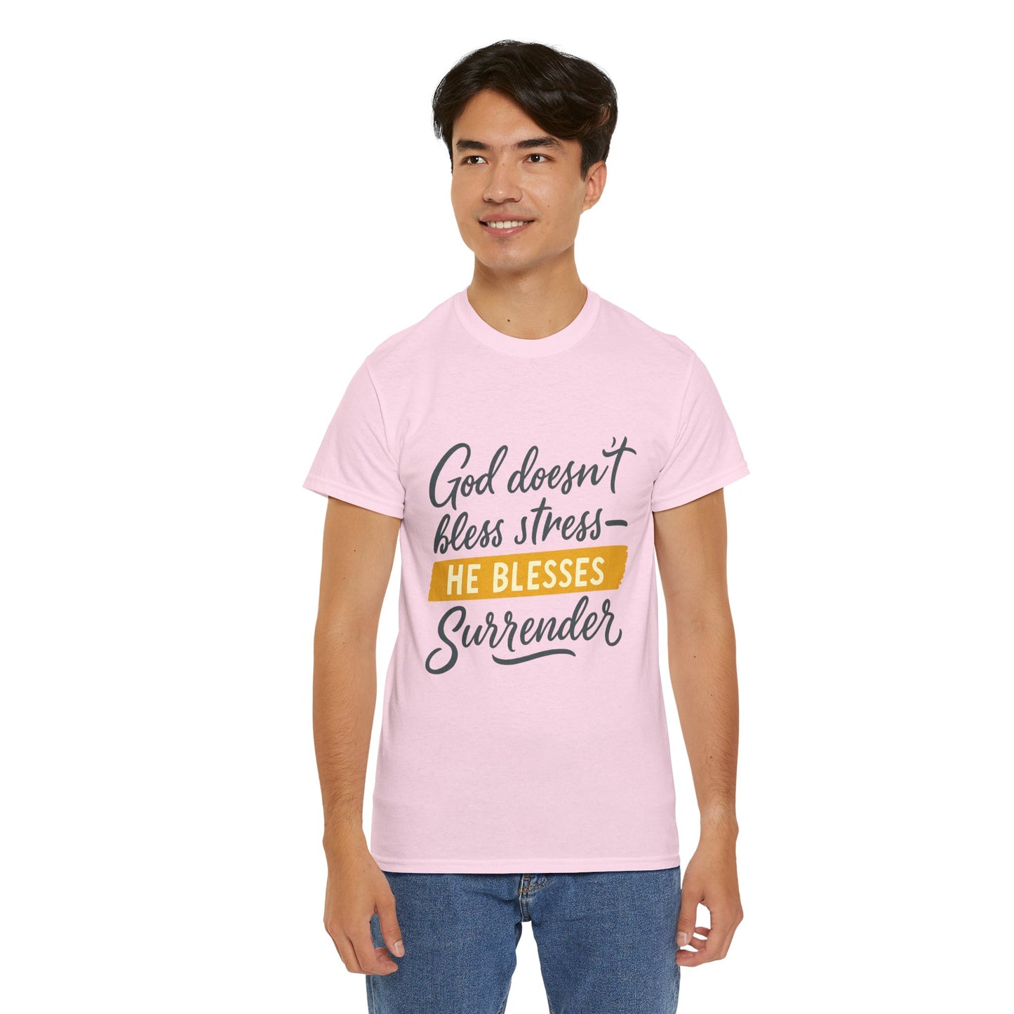 Inspirational Surrender Tee - Christian Gift, Prayer Shirt