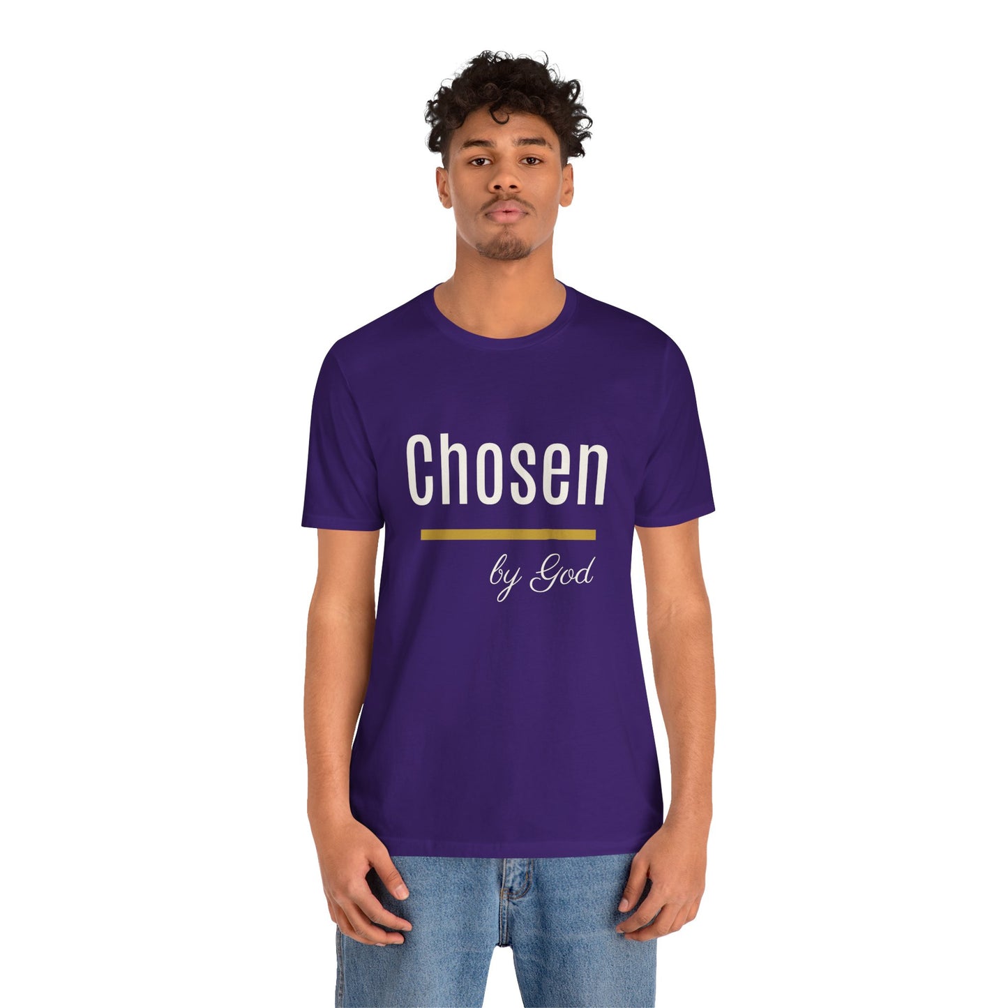 Chosen by God Shirt | Christian T-Shirt for Women | Faith Based Tee | Inspirational Christian Gift | Bella Canvas Unisex Tee