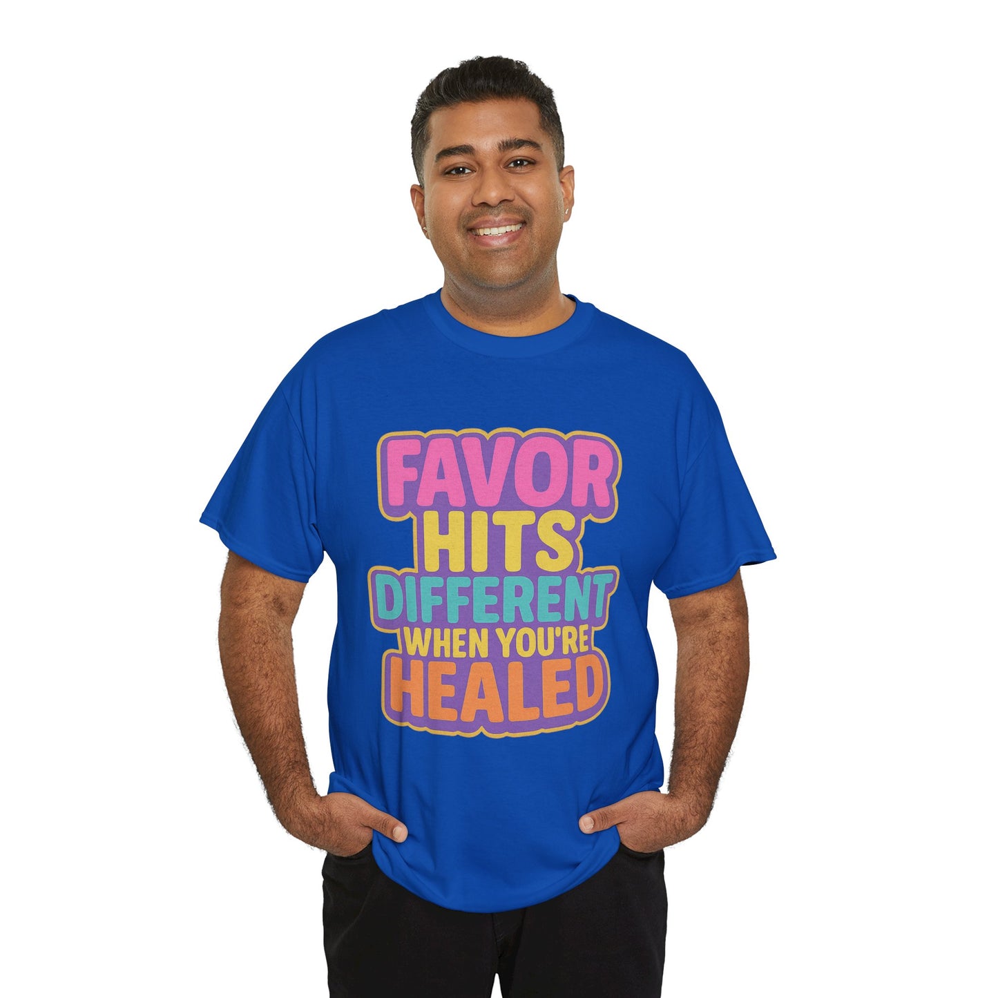 Healing Message Tee, Comfort T-Shirt for Self-Care