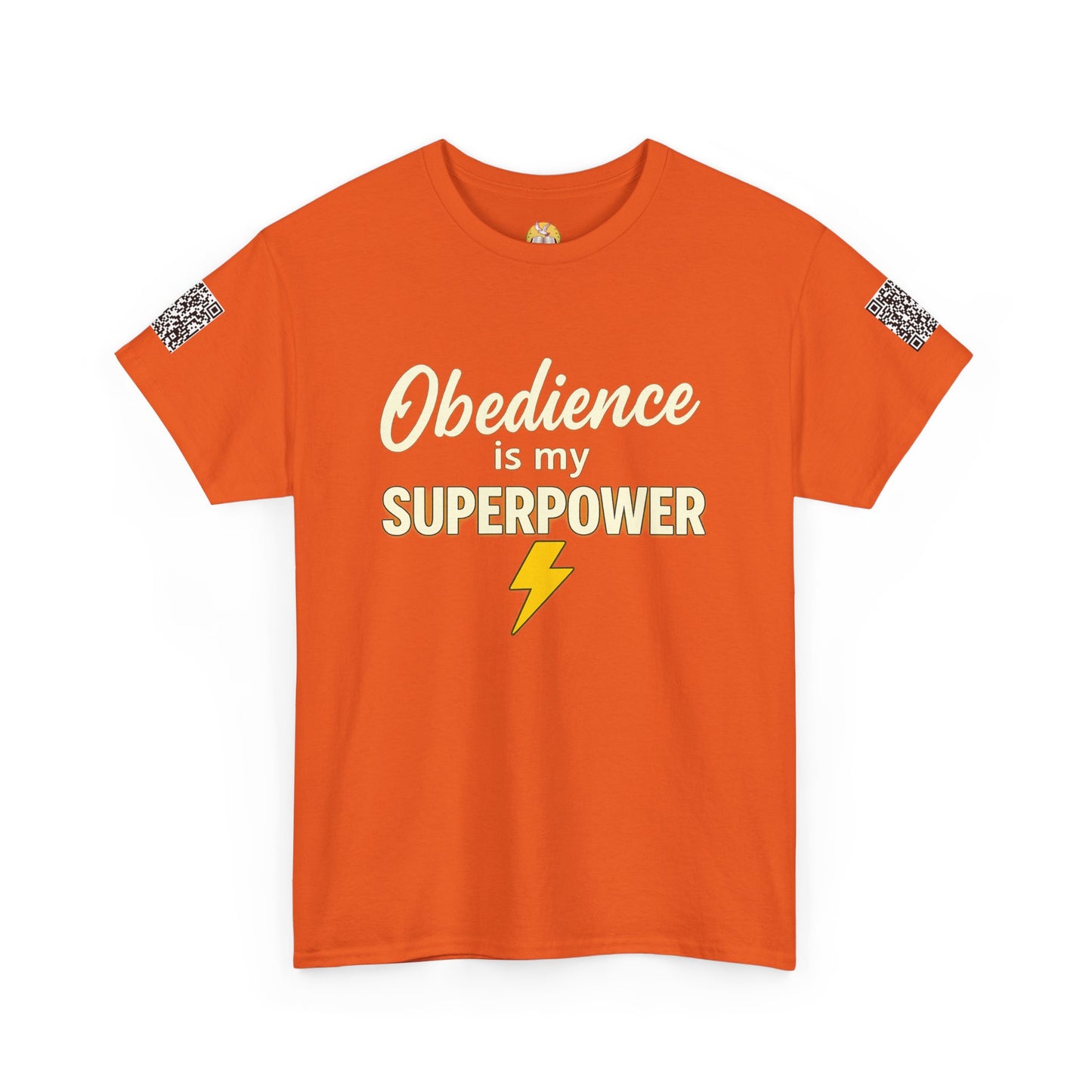 Obedience is My Superpower Tee, Inspirational T-Shirt, Faith-Based Cotton Tee, Perfect Gift for Graduations, Everyday Casual Wear