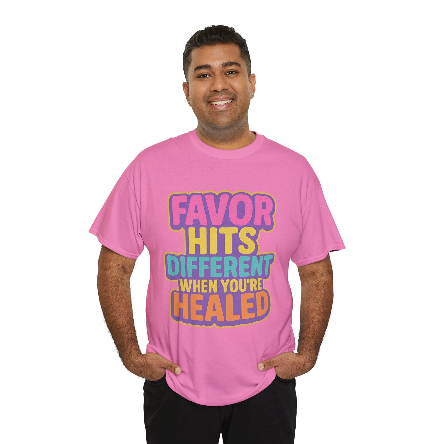 Healing Message Tee, Comfort T-Shirt for Self-Care