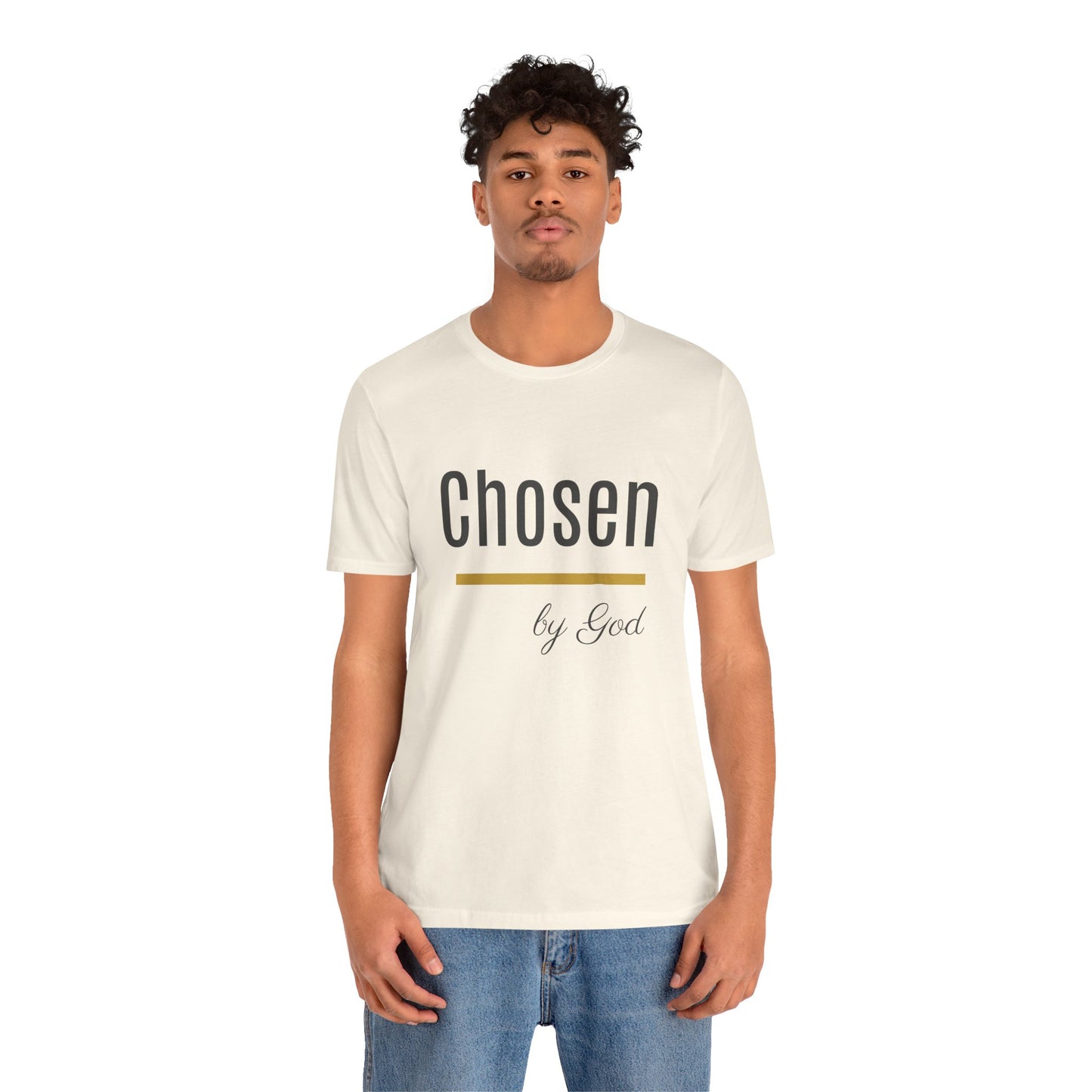 Chosen by God Shirt | Christian T-Shirt for Women | Faith Based Tee | Inspirational Christian Gift | Bella Canvas Unisex Tee