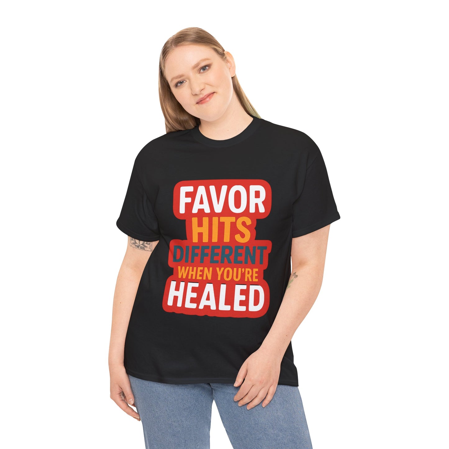 Healed Favor Tee | Motivational Unisex T-Shirt