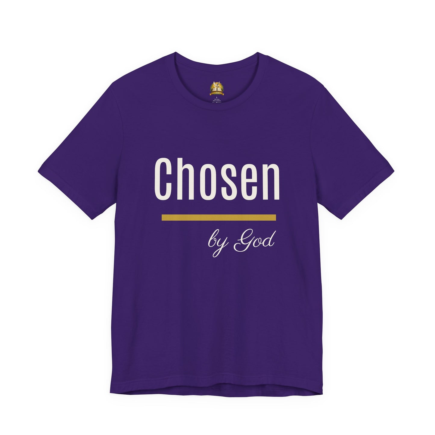 Chosen by God Shirt | Christian T-Shirt for Women | Faith Based Tee | Inspirational Christian Gift | Bella Canvas Unisex Tee
