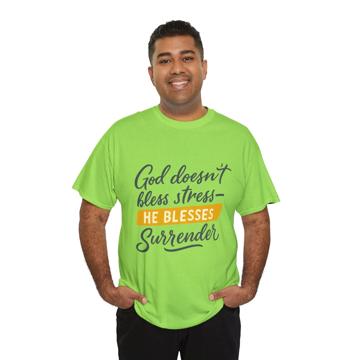 Inspirational Surrender Tee - Christian Gift, Prayer Shirt