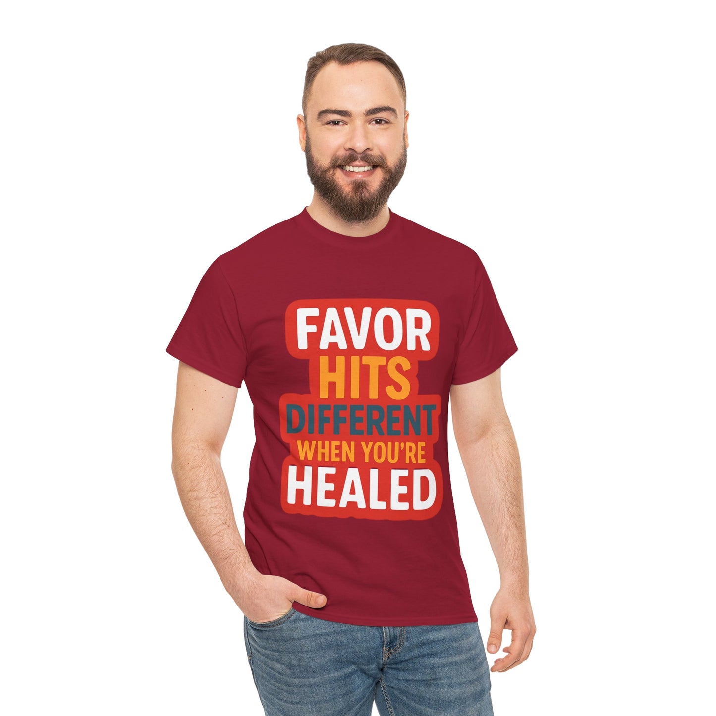 Healed Favor Tee | Motivational Unisex T-Shirt