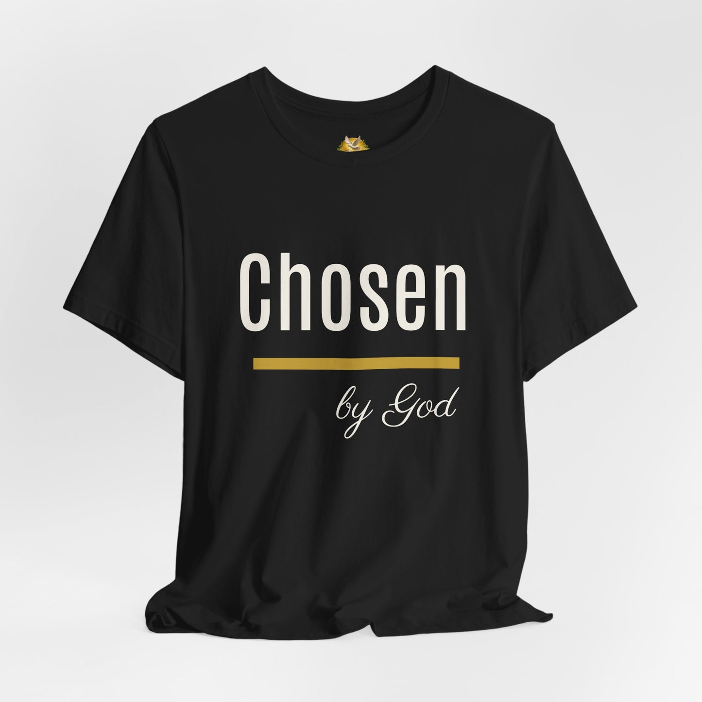 Chosen by God Shirt | Christian T-Shirt for Women | Faith Based Tee | Inspirational Christian Gift | Bella Canvas Unisex Tee