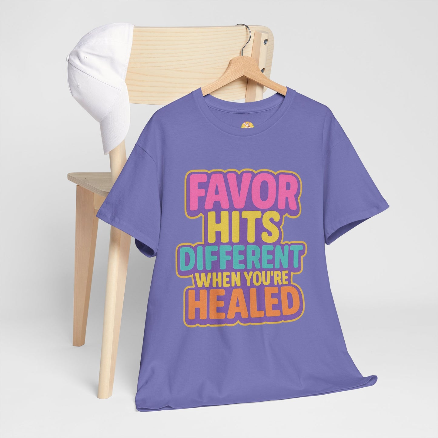 Healing Message Tee, Comfort T-Shirt for Self-Care