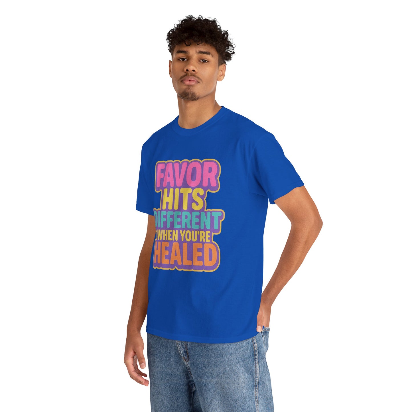 Healing Message Tee, Comfort T-Shirt for Self-Care
