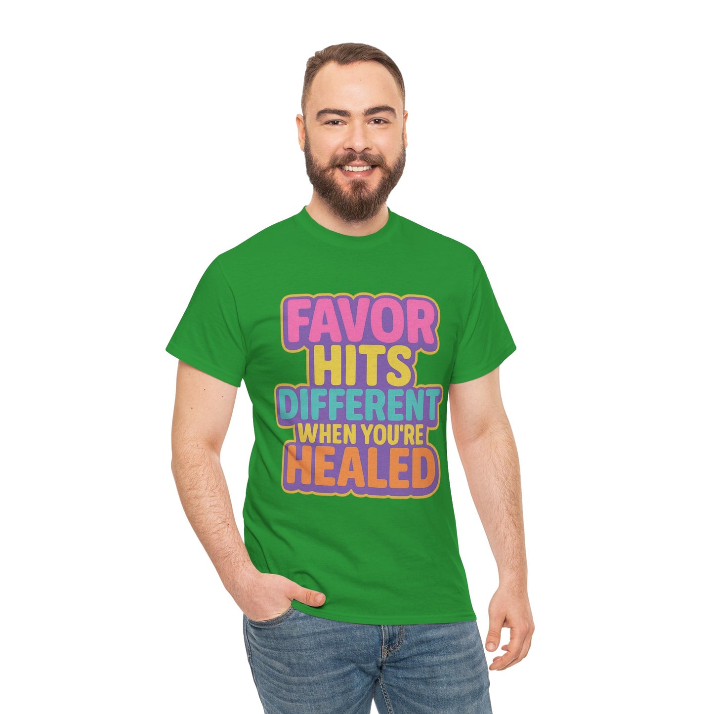 Healing Message Tee, Comfort T-Shirt for Self-Care