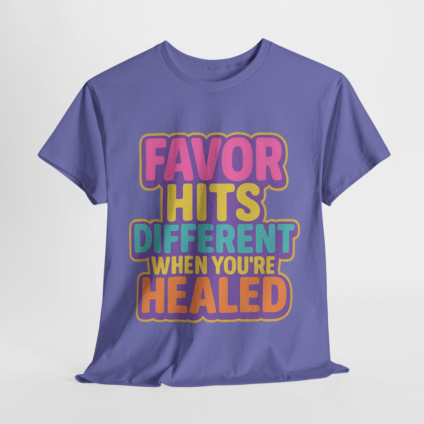 Healing Message Tee, Comfort T-Shirt for Self-Care