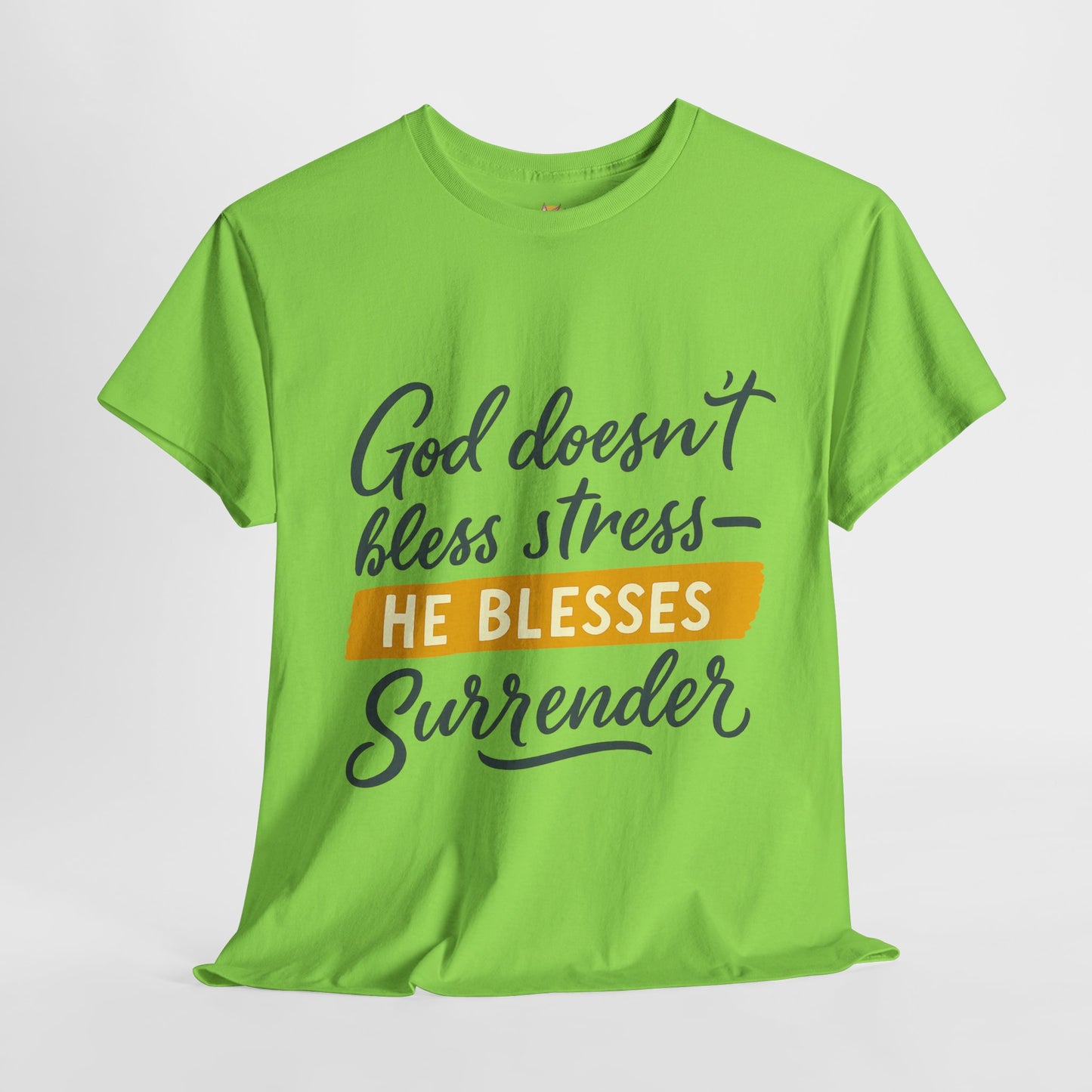 Inspirational Surrender Tee - Christian Gift, Prayer Shirt