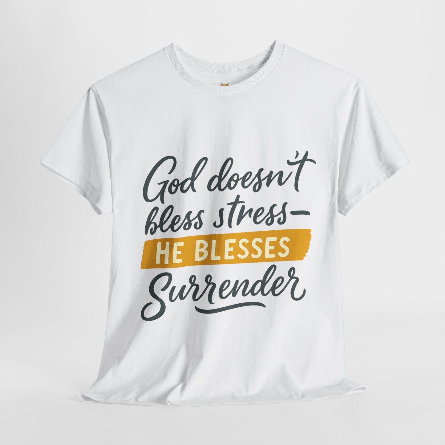 Inspirational Surrender Tee - Christian Gift, Prayer Shirt