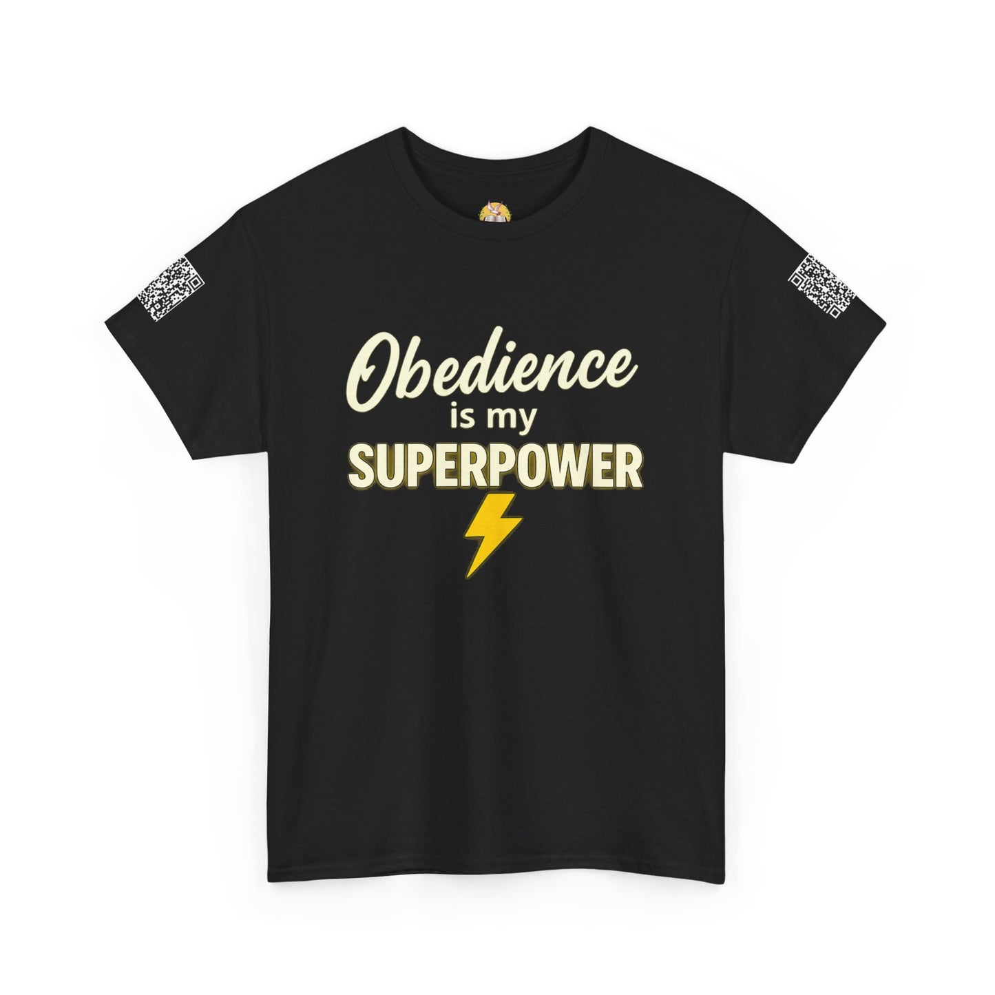 Obedience is My Superpower Tee, Inspirational T-Shirt, Faith-Based Cotton Tee, Perfect Gift for Graduations, Everyday Casual Wear